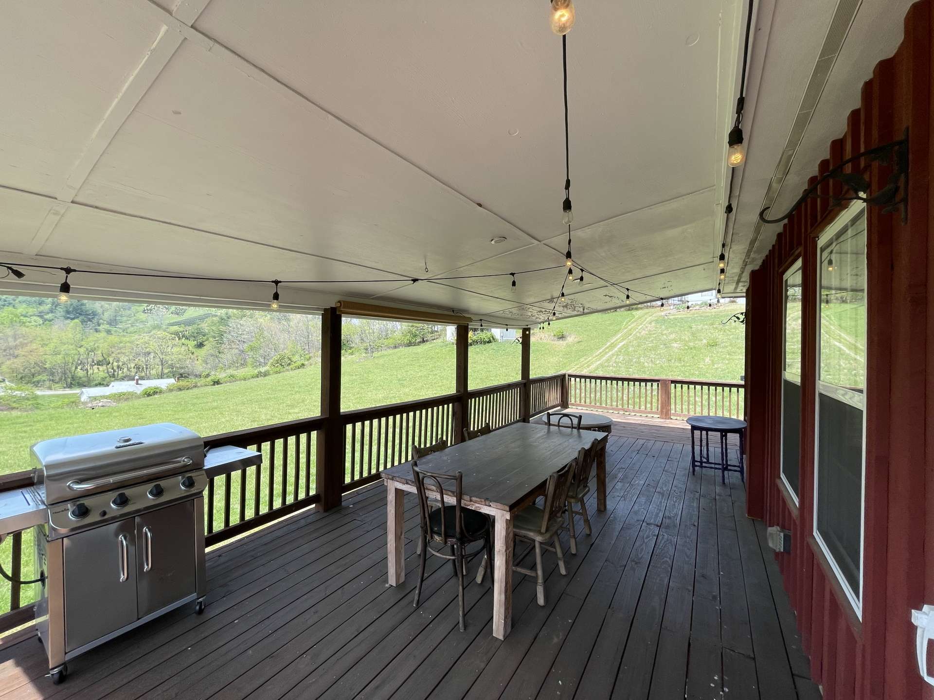 Featuring both covered and uncovered decks around the entire house on the main level.