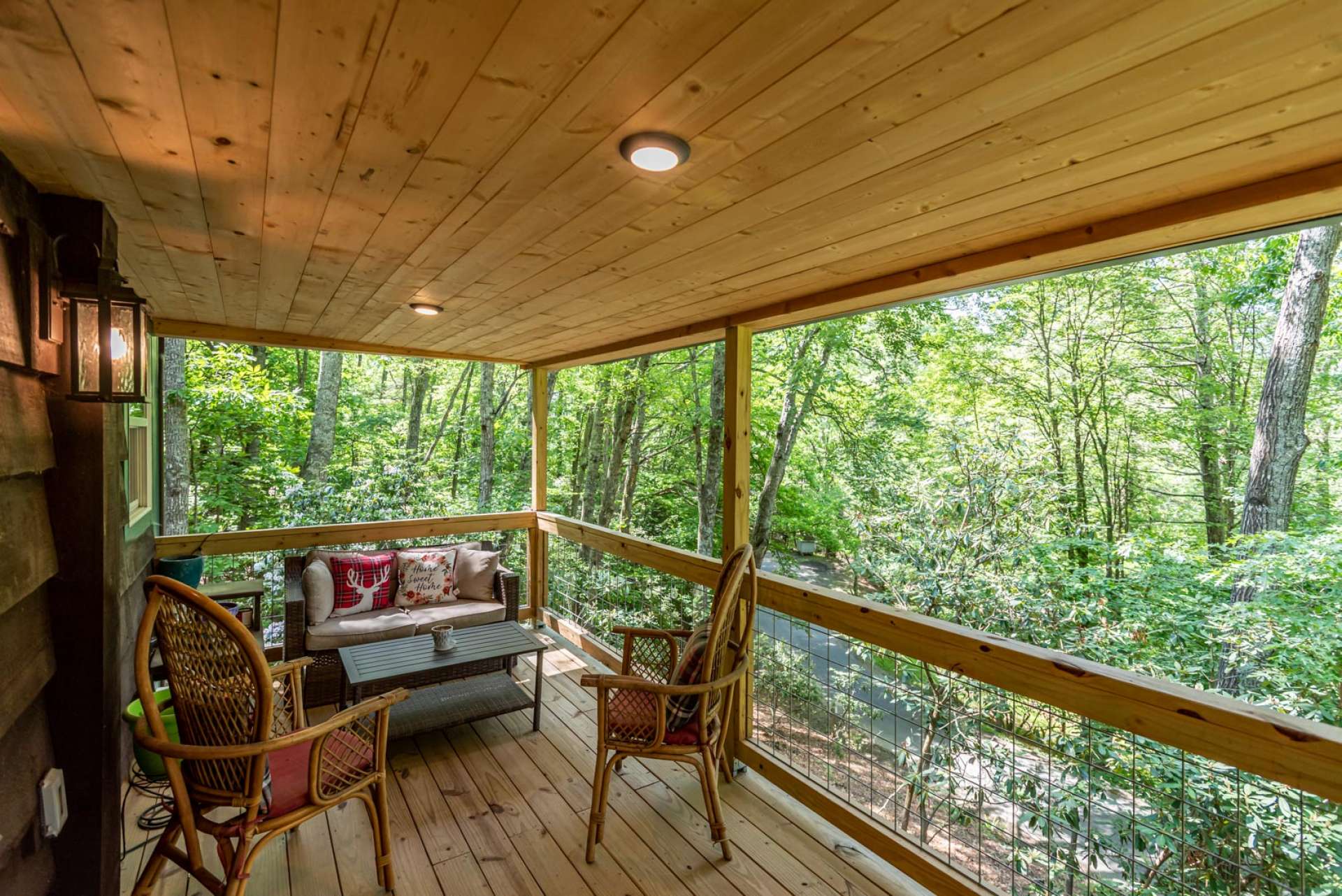 Outdoor living and entertaining space.