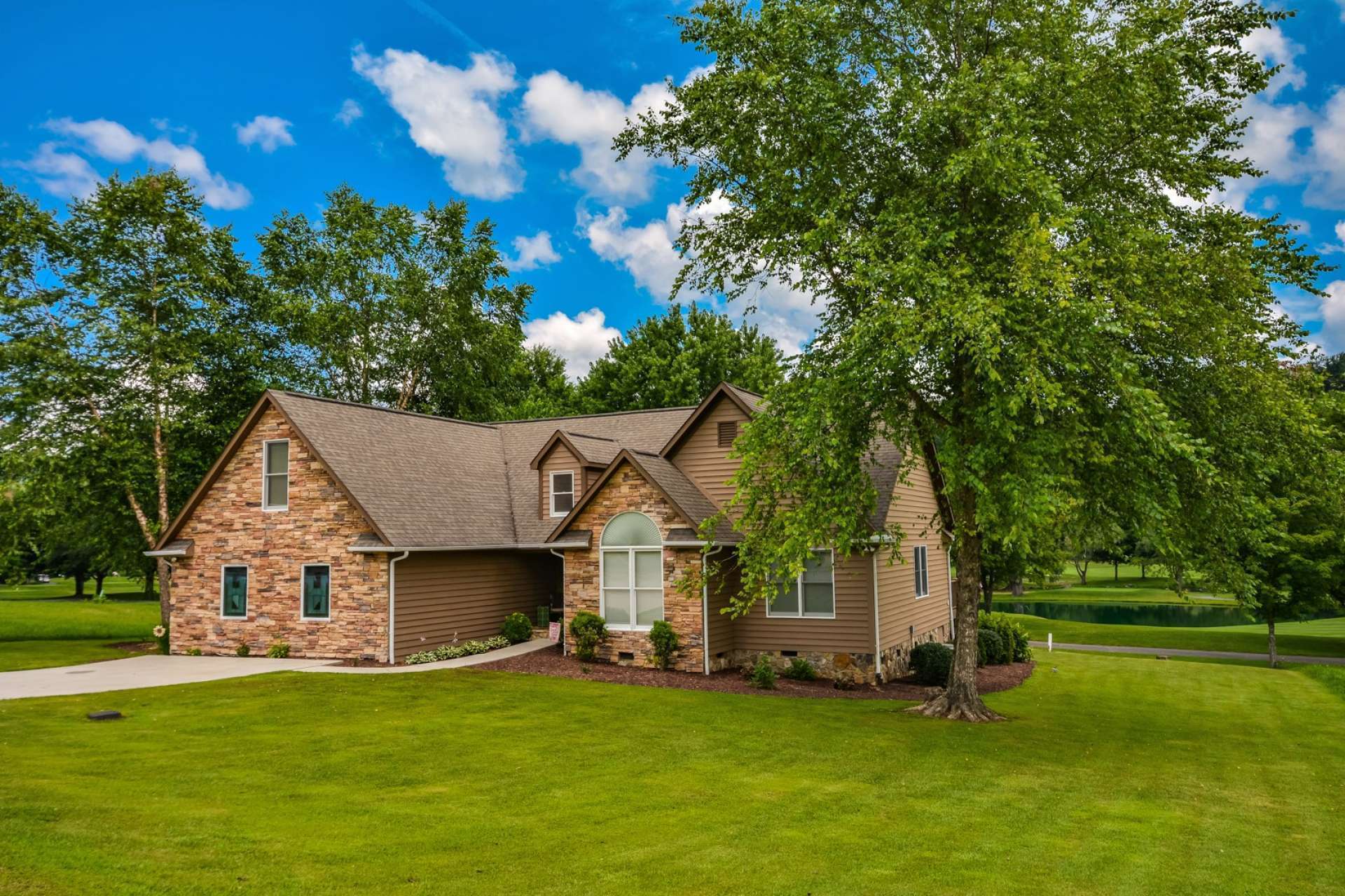 Offered at $329,900, this stunning 4-bedroom, 3-bath golf course home is the perfect option for your NC Mountain Golf Course retreat or primary residence. G112