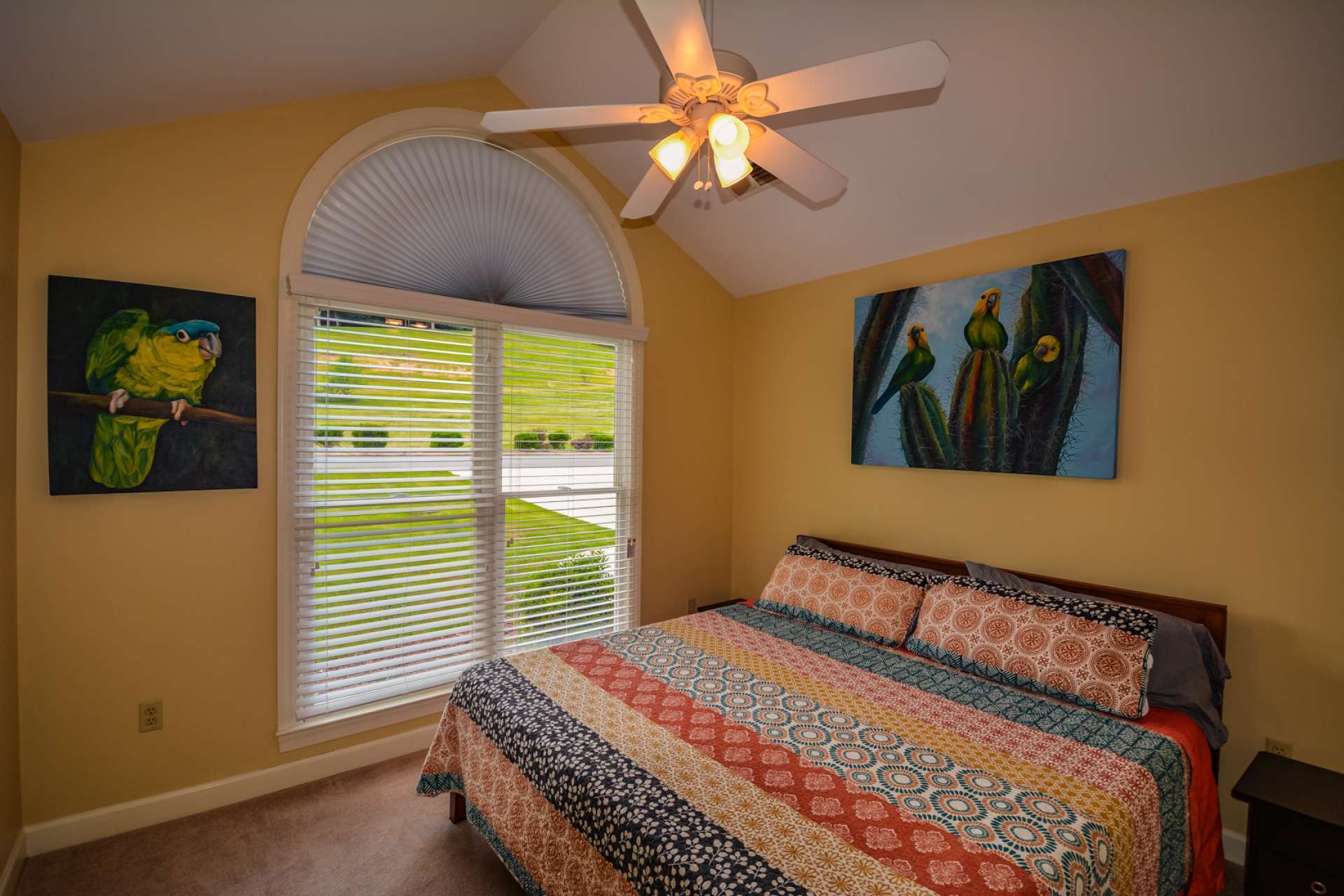 There are two nicely sized additional guest bedrooms that share a full bath.