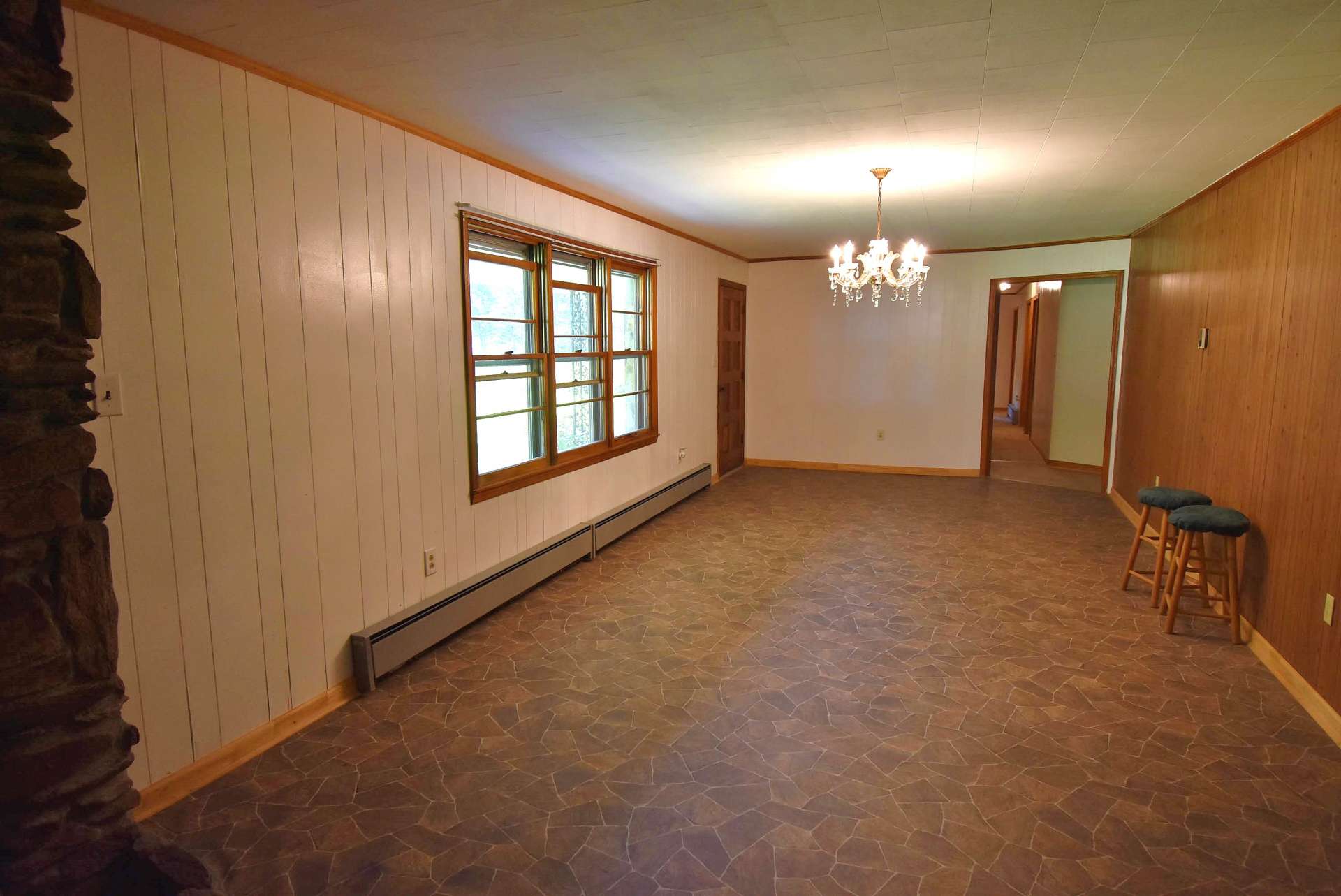Lots of space for entertaining or spending time with friends and family.  This home is also handicap accessible.