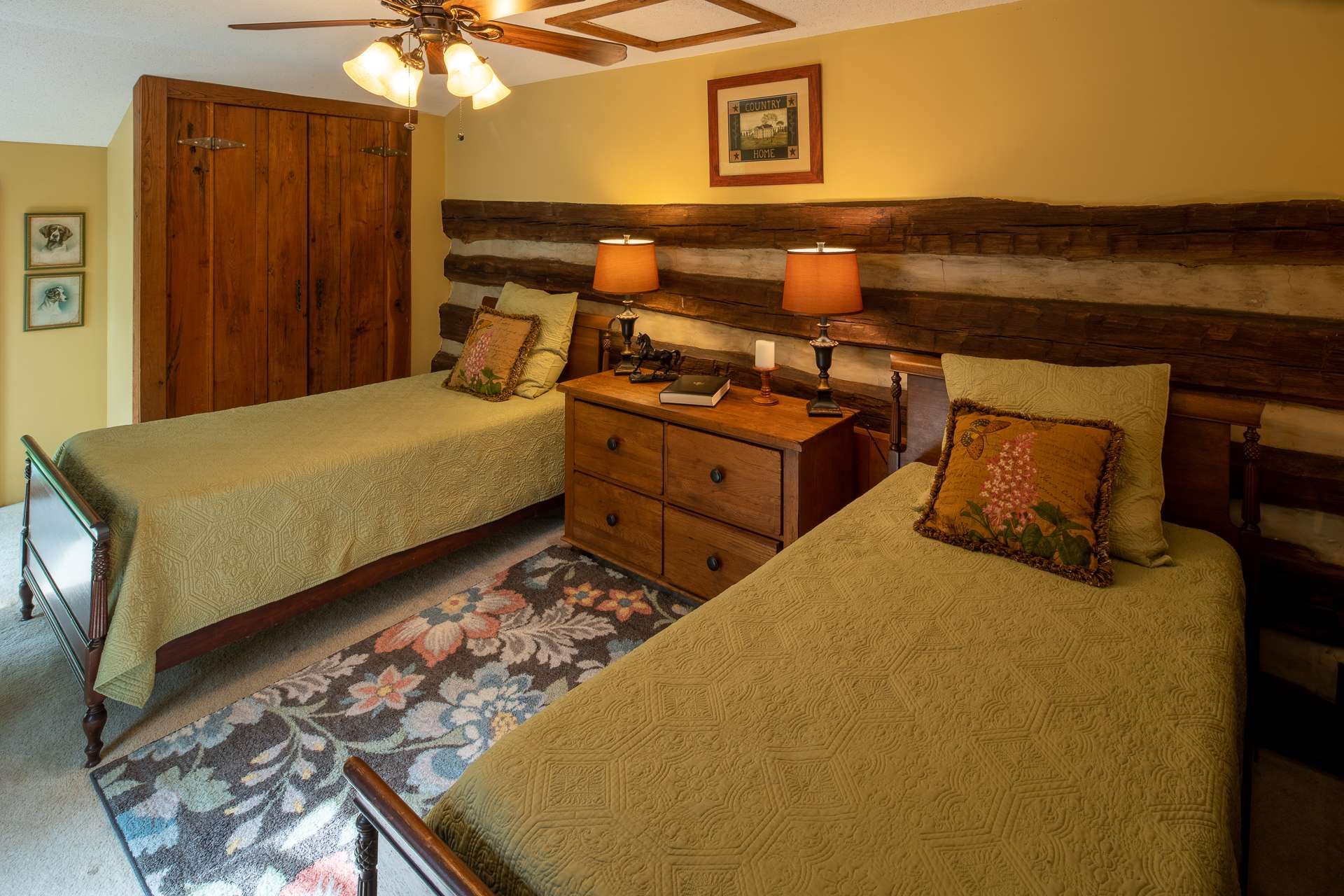 Spacious bedroom - formerly a hayloft of the circa 1848 barn