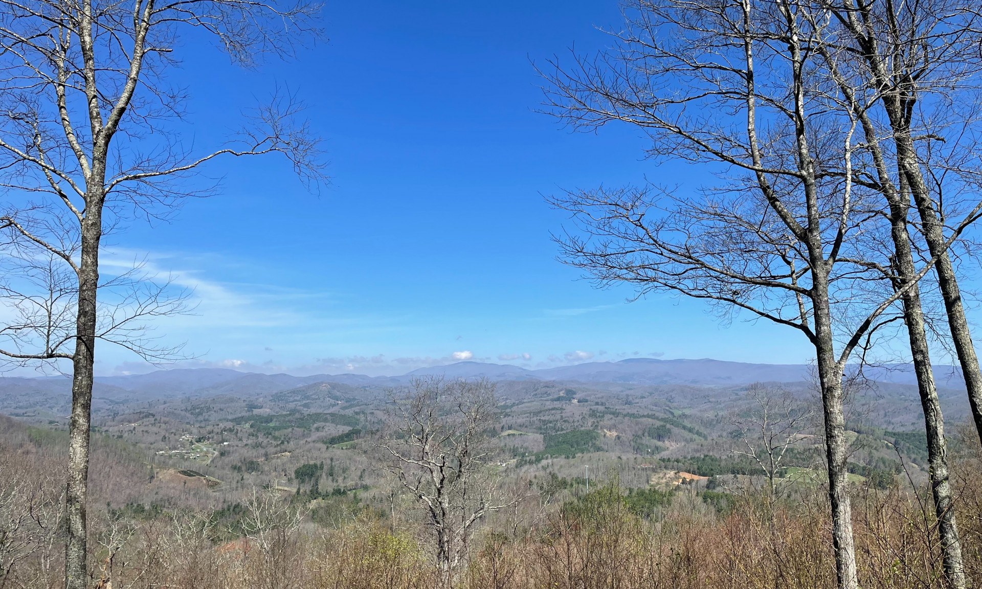 Views across Ashe County into Virginia.
