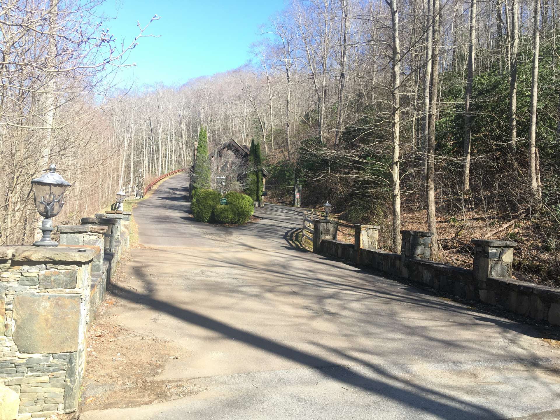A gated community greatly adds security for your mountain retreat investment.