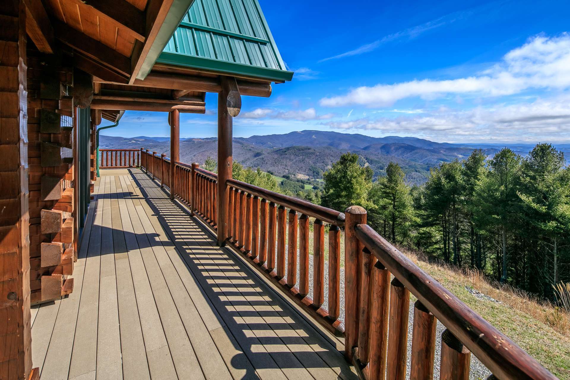 Sitting at 3,400+ feet in elevation, this well built log home offers panoramic long range views and embraces privacy, seclusion, and Nature's beauty.