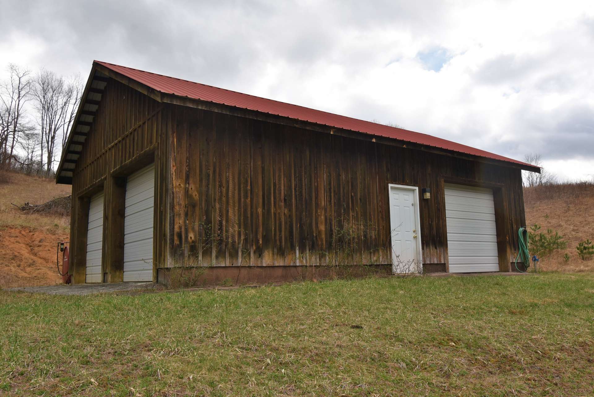 Near the entrance of the property, you will find this 24' x 36' equipment building with a 15 GPM well and underground utilities.