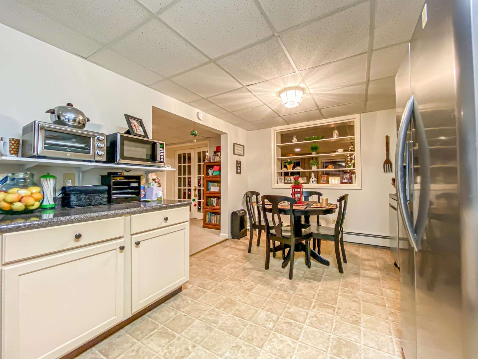 And an eat-in kitchen area.