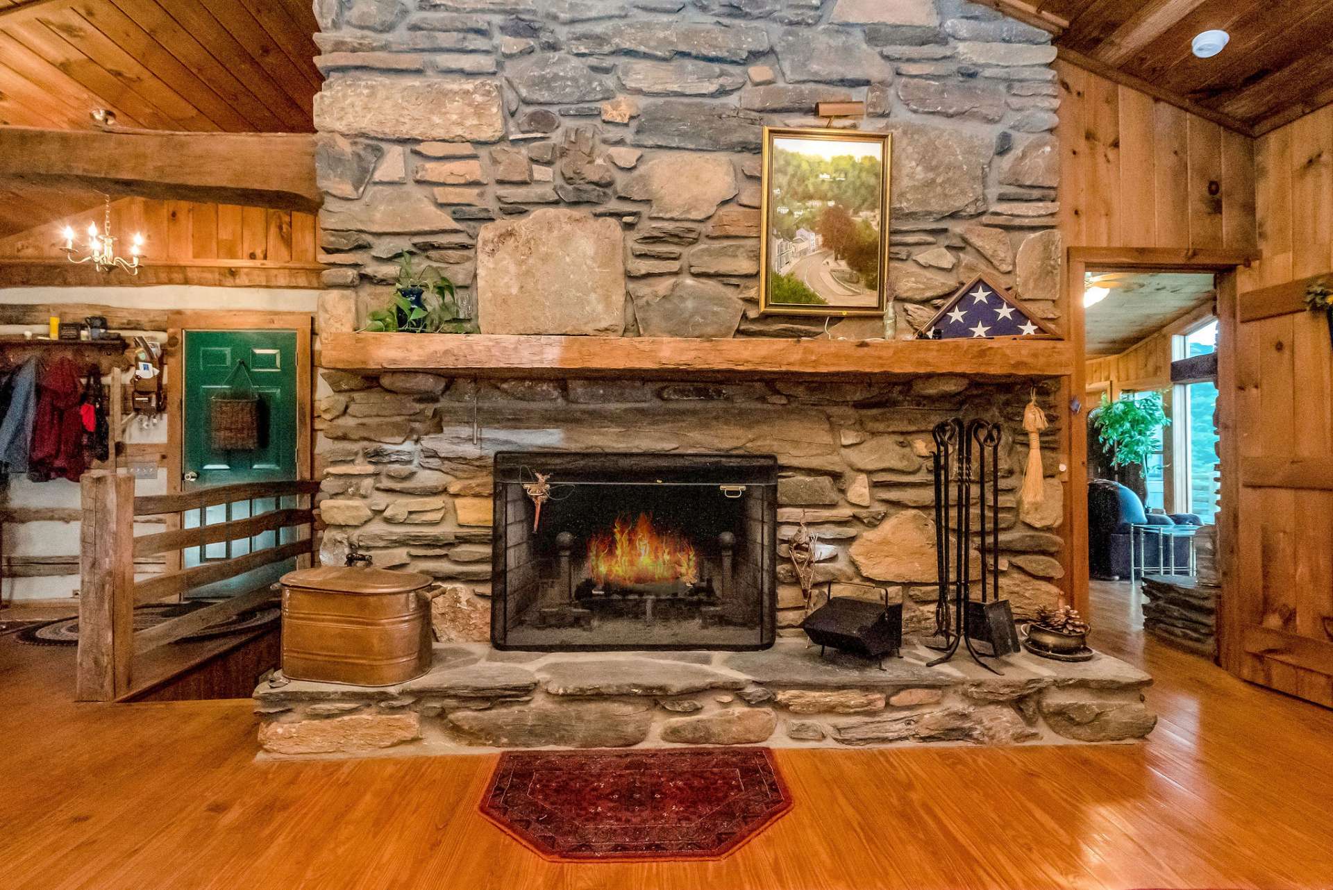 Spend your evenings sharing memories in front of one of the largest native stone fireplaces on the mountain.