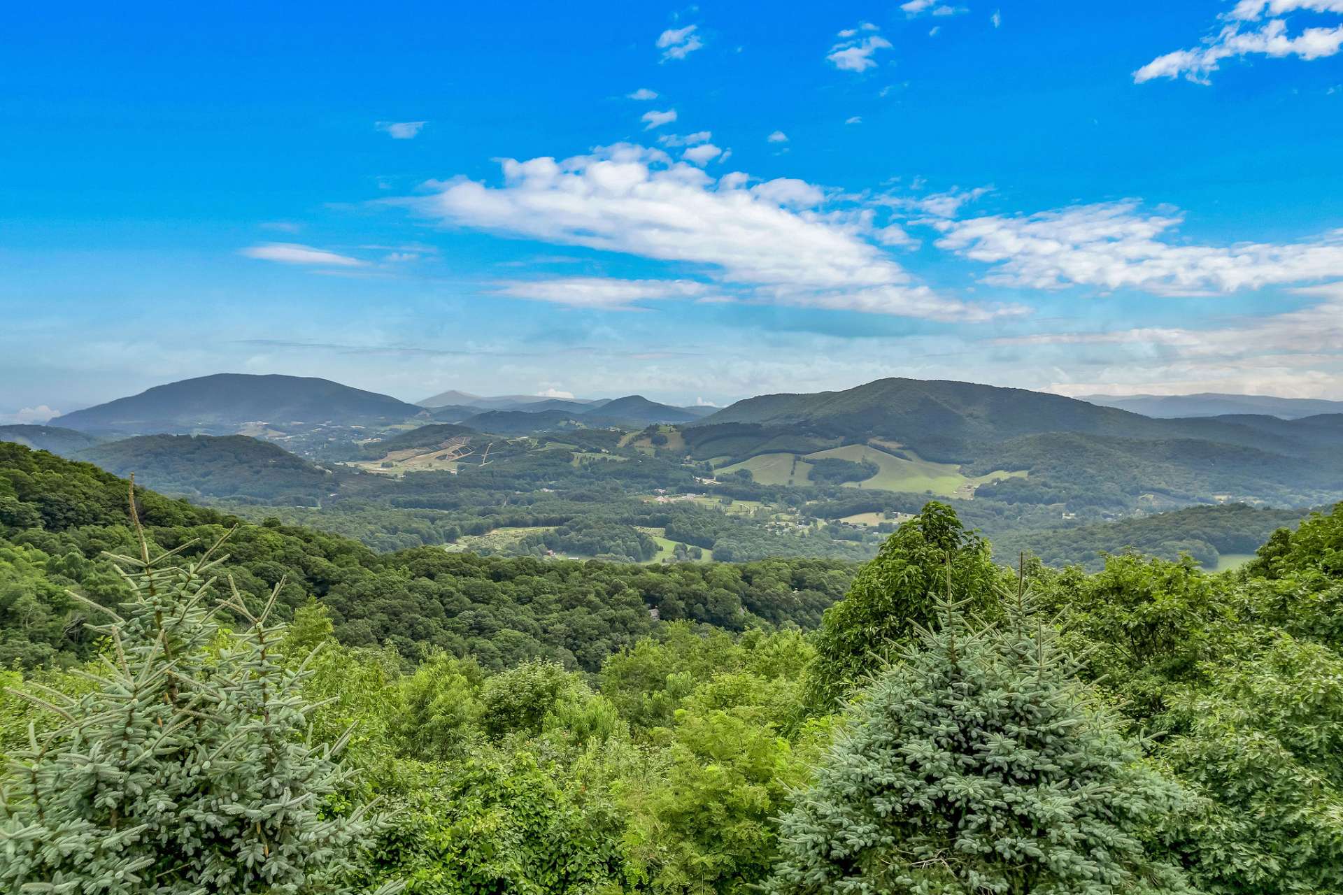 A sea of magnificent mountain tops spanning over 50 miles.