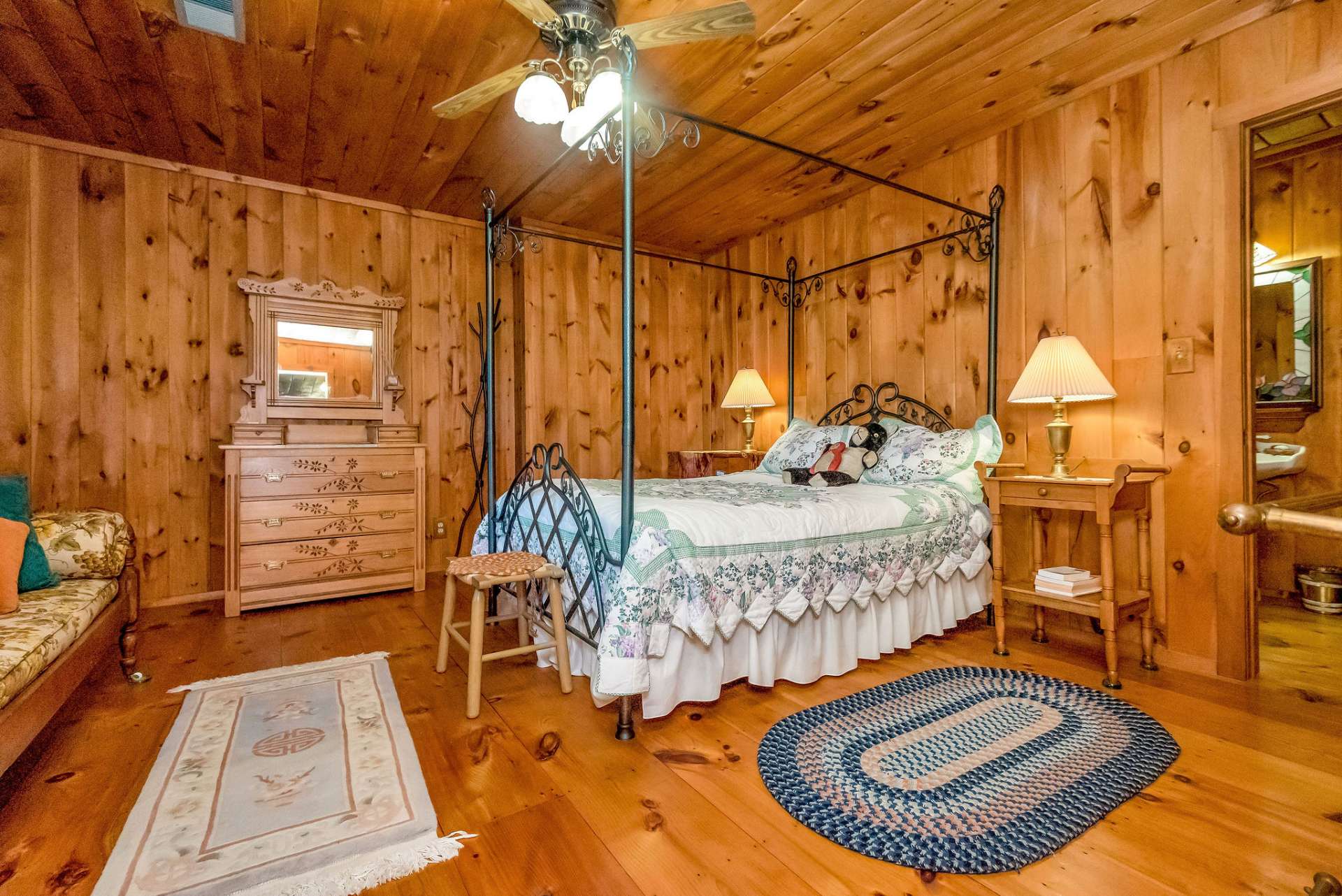 Lower level bath can be accessed from this room or the family room.