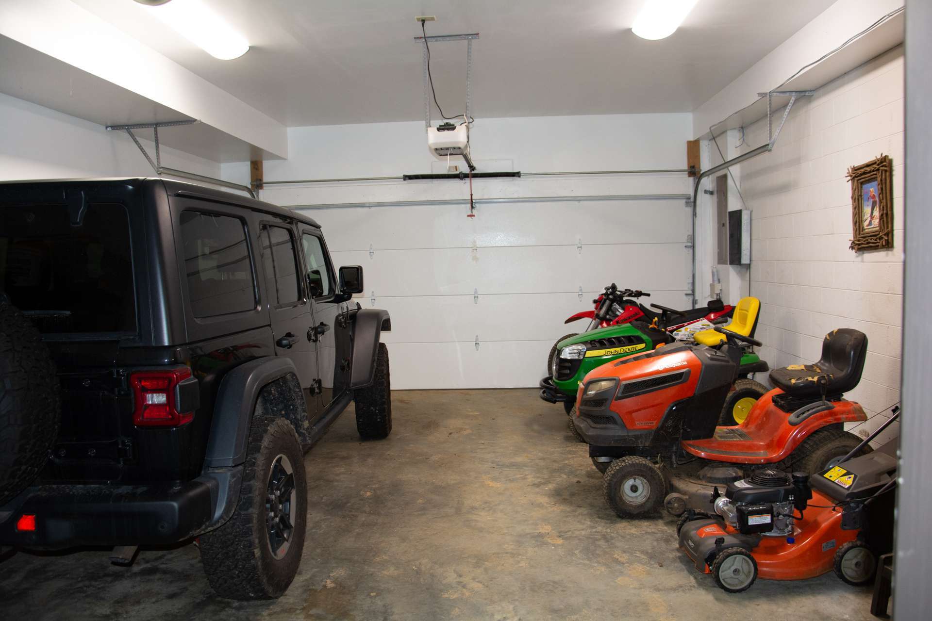 The 2-car garage completes the lower level and offers plenty of storage space.