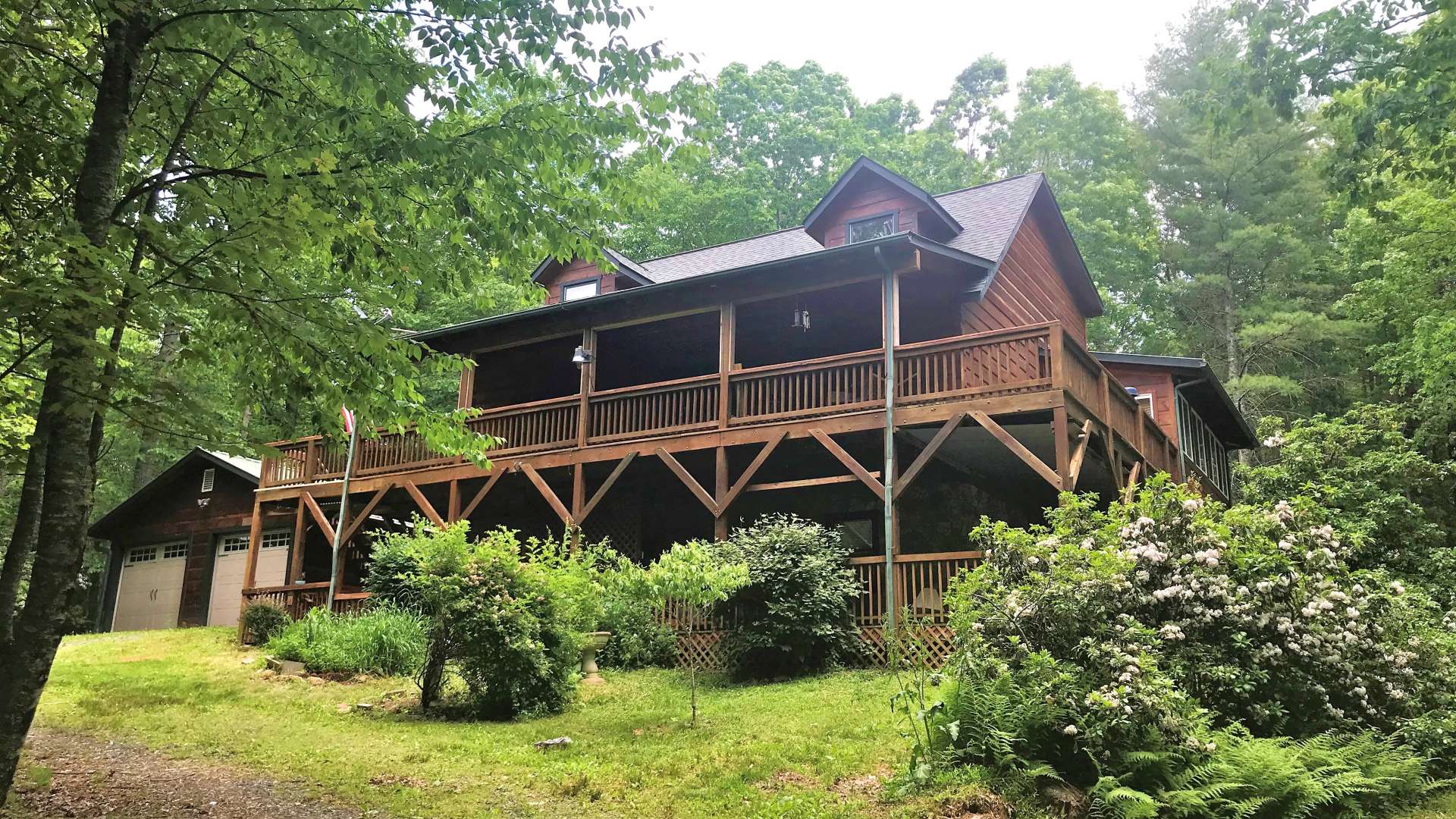 Call today for additional information on listing K151, a  2-bedroom, plus loft, 3-bath log cabin nestled in the woods in the  Painted Laurel community and offered at $265,000.