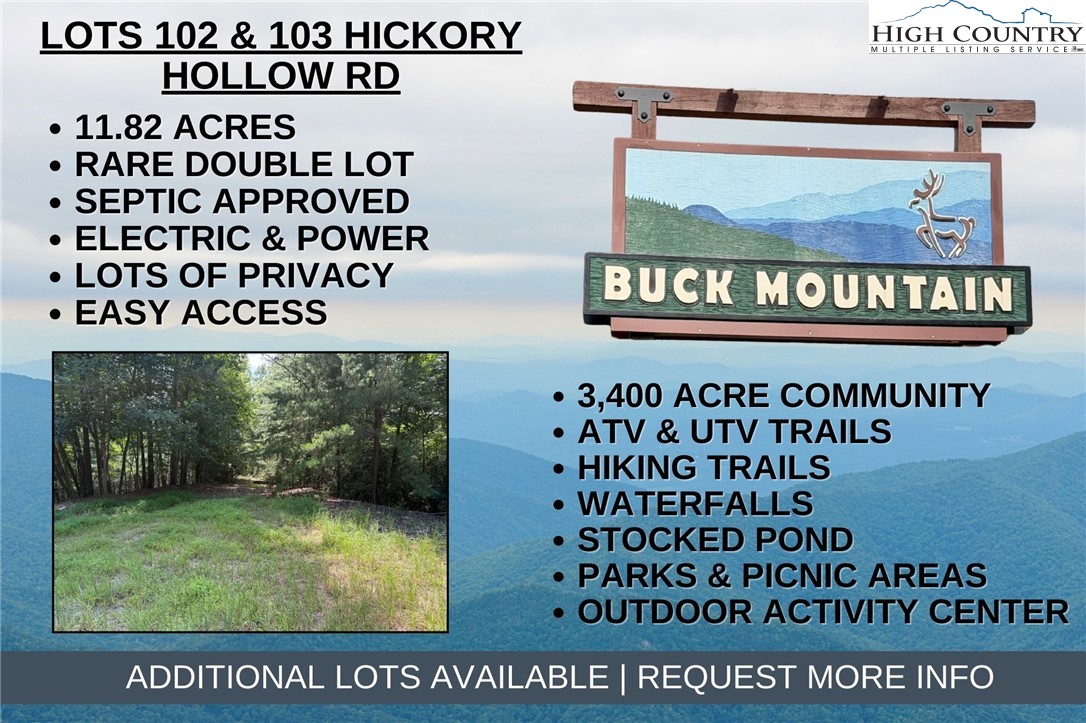 Lot 102 & 103 Hickory Hollow Road