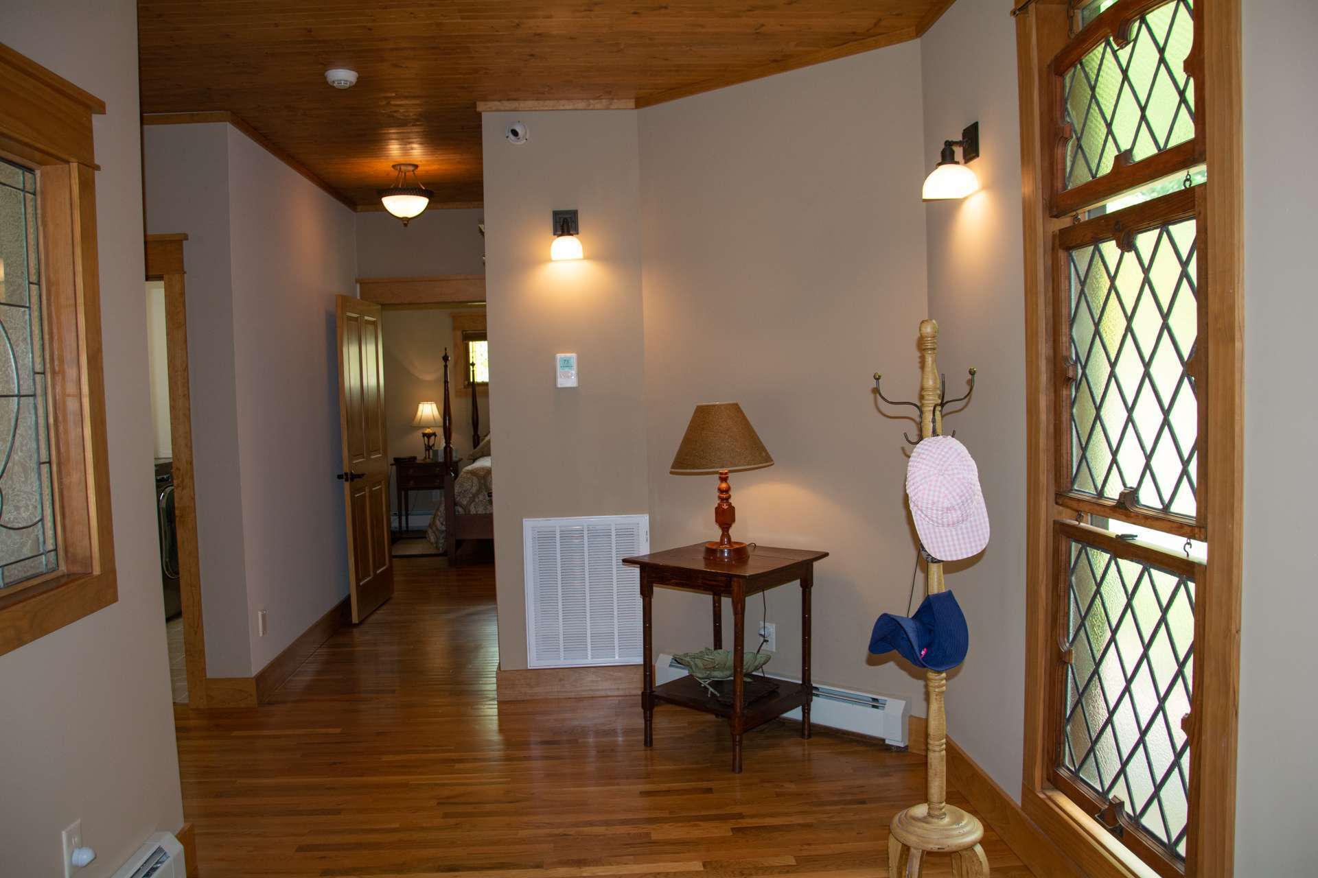 A large foyer welcomes you to come inside and explore the many craftsman details this home has to offer.
