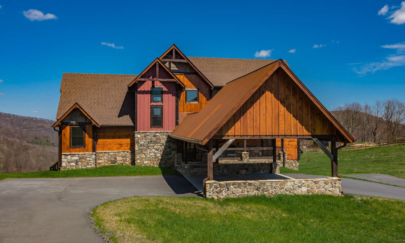 This sumptuous  3-bedroom, 4.5-bath mountain home was custom designed and quality built with many unique features and custom details found throughout the home.