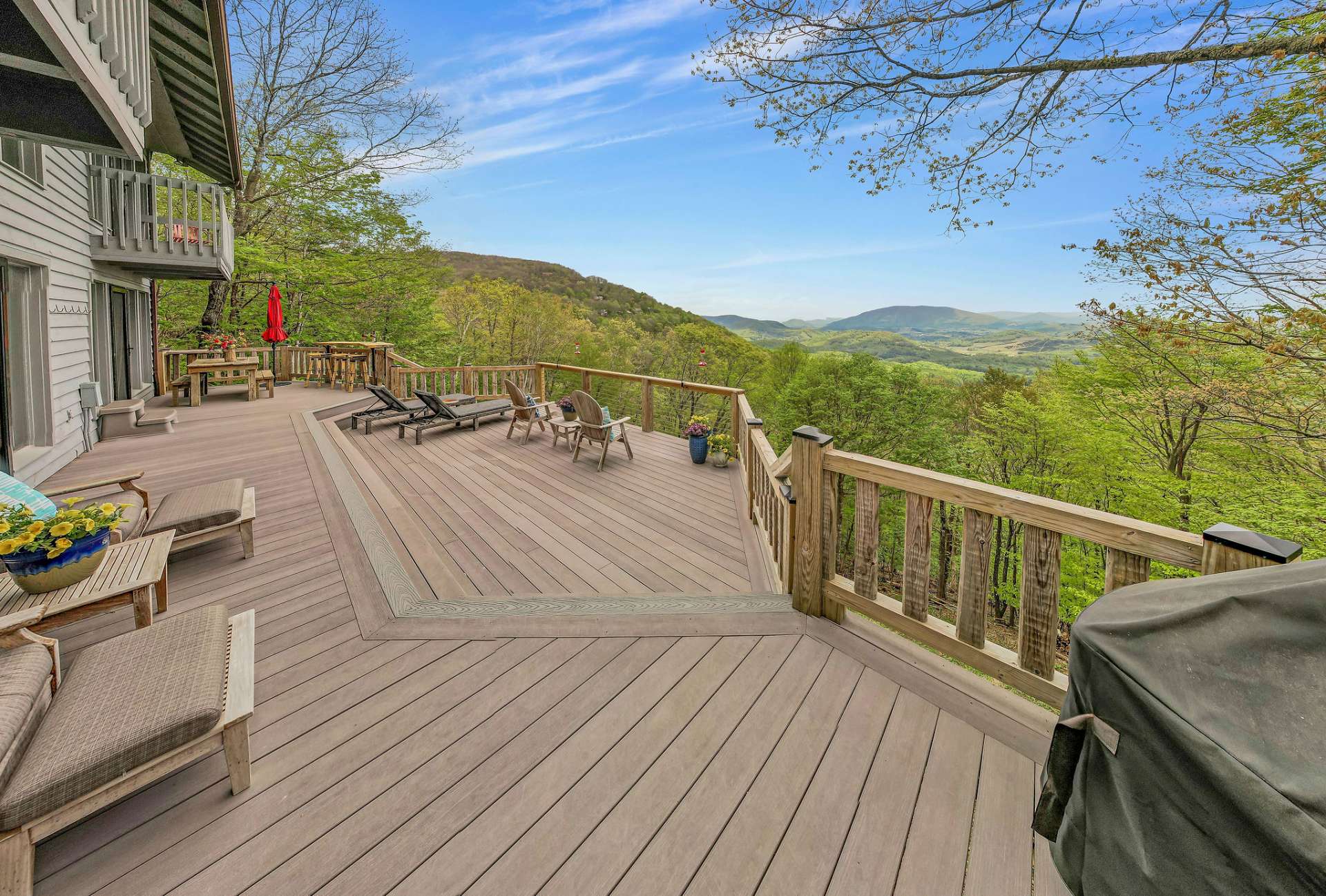 Perhaps a morning yoga session on your back deck - a total Zen experience here!