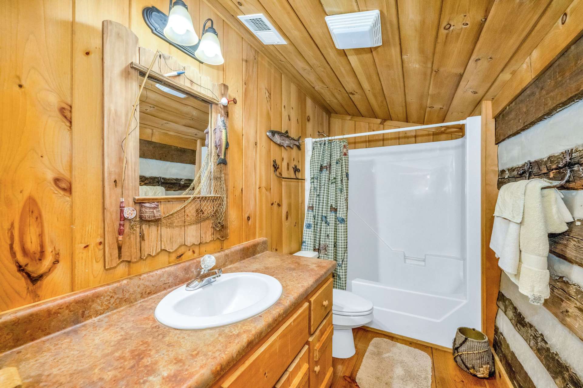 Your guests can enjoy a soak or a refreshing shower after a day in the High Country.