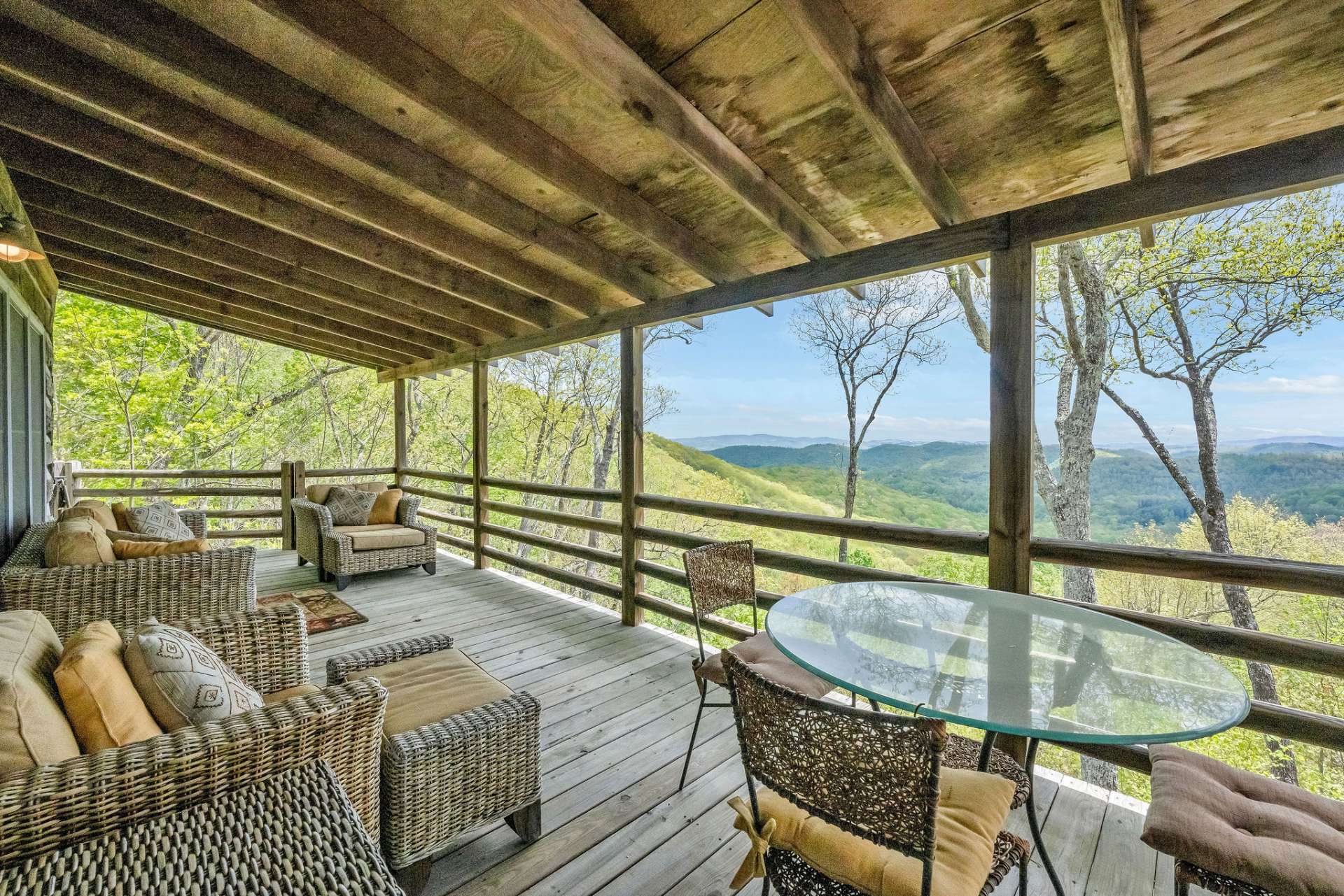 Your great room expands to the covered deck for relaxing and entertaining.