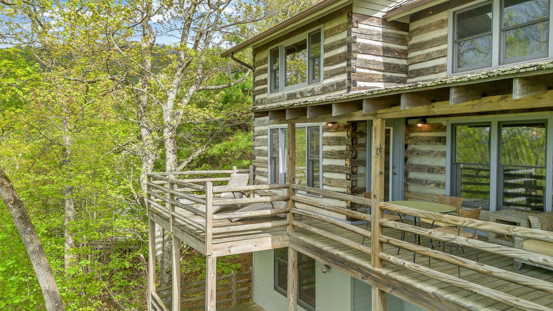 Rain or shine enjoy the outdoor spaces with covered and open decks.