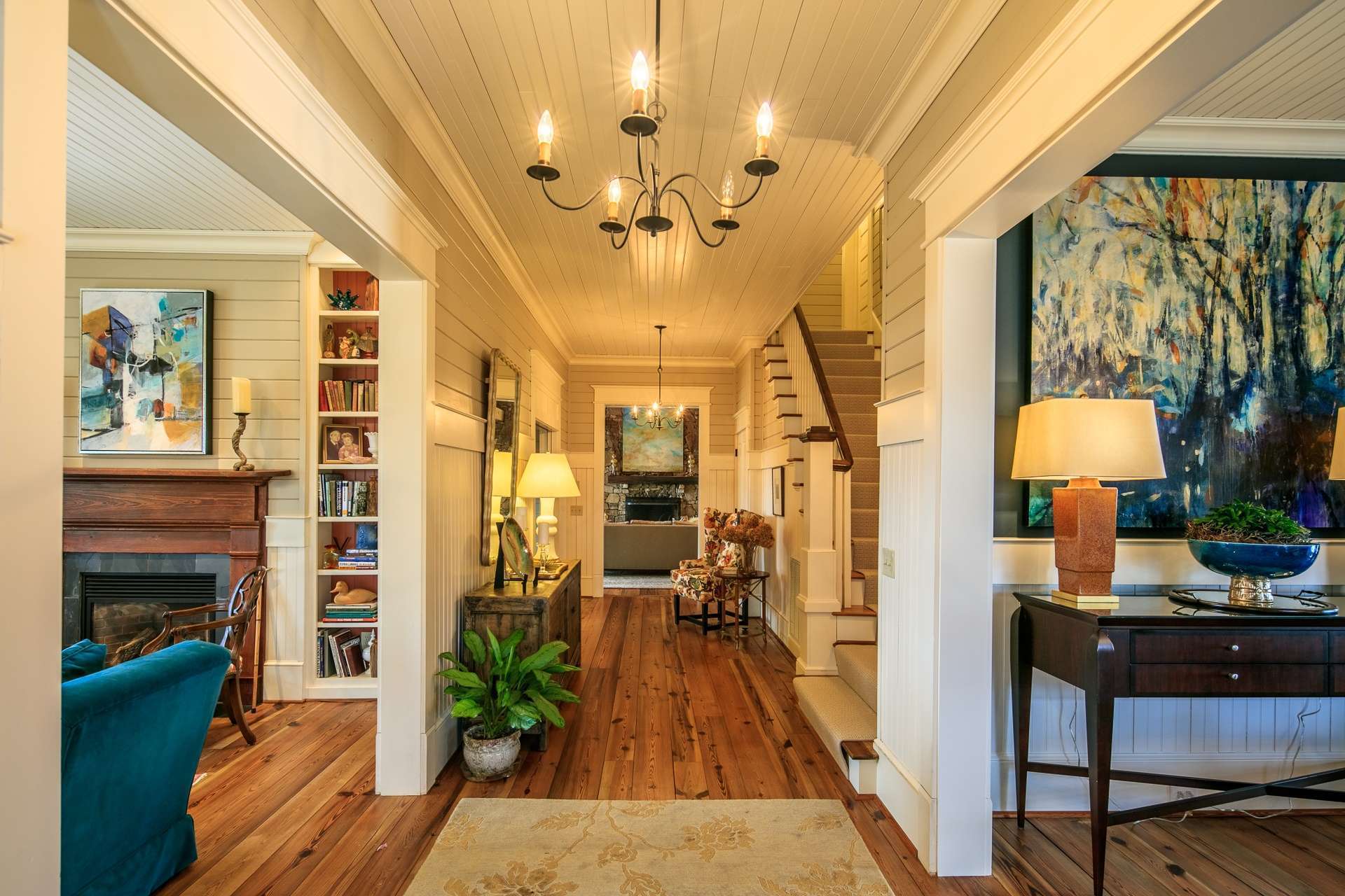 A gracious entry foyer welcomes your guests inside where casual elegance is evident in every room.