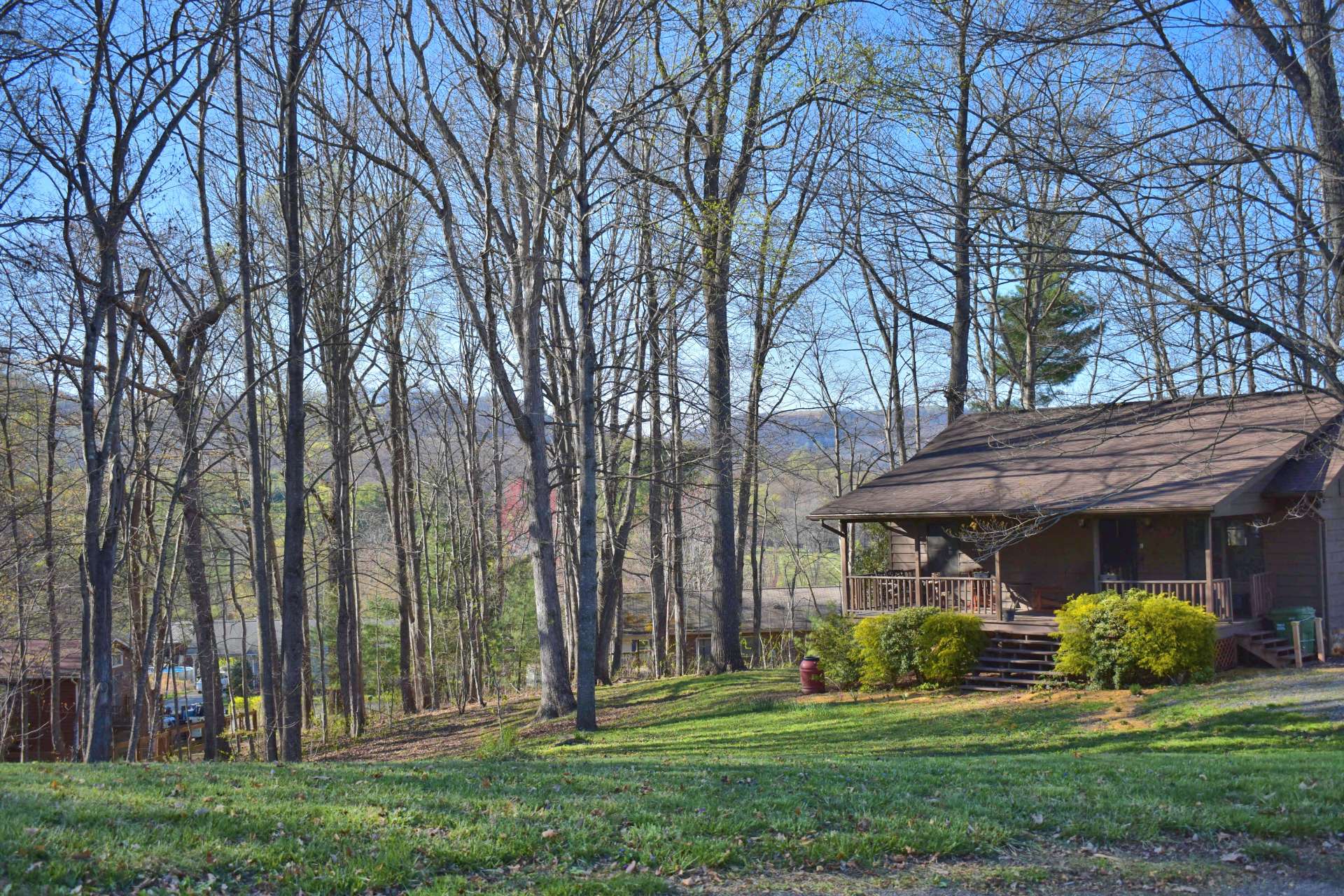 Almost 1 acre over two lots of wooded and clear property!