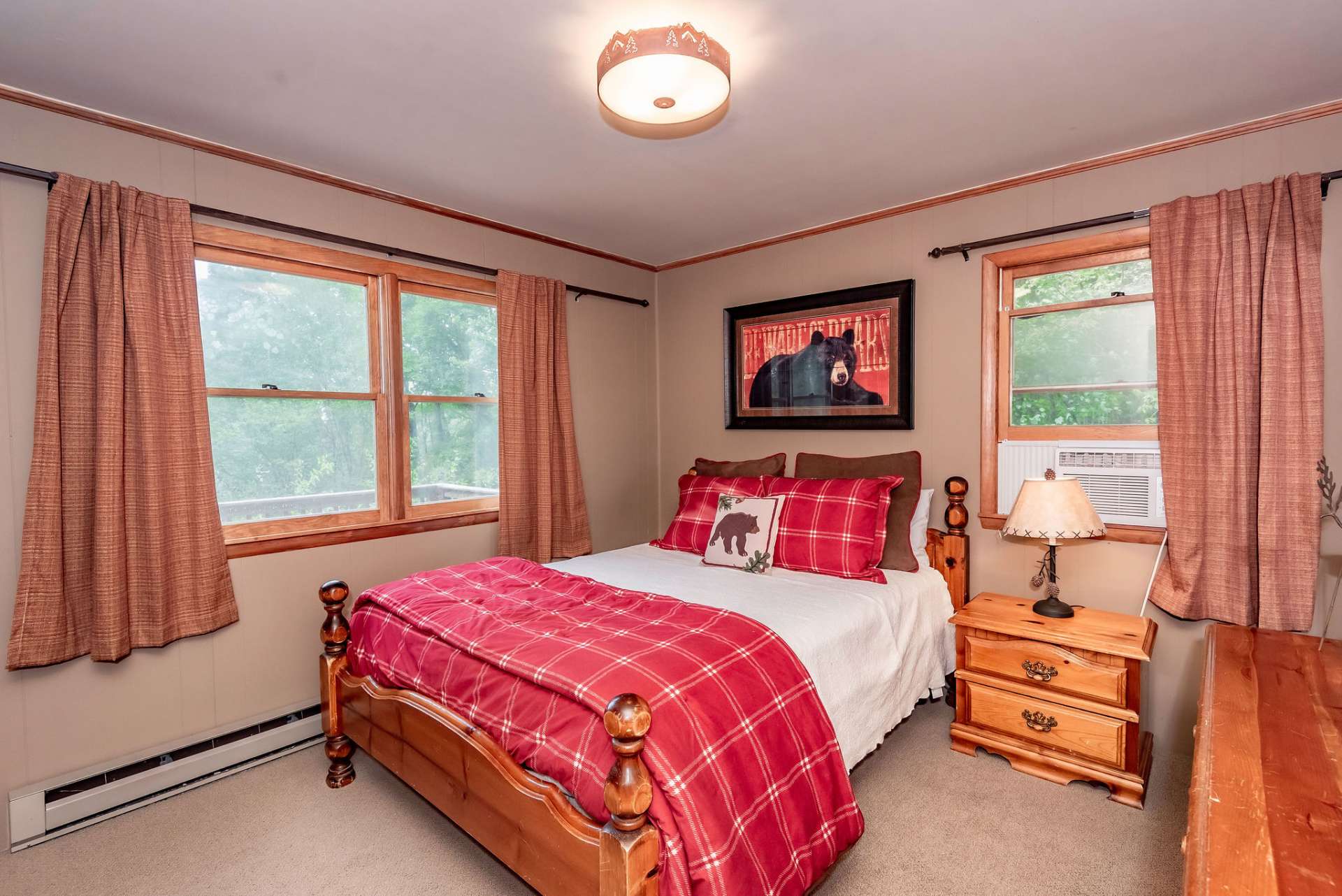 The main level offers two spacious bedrooms and a full bath.