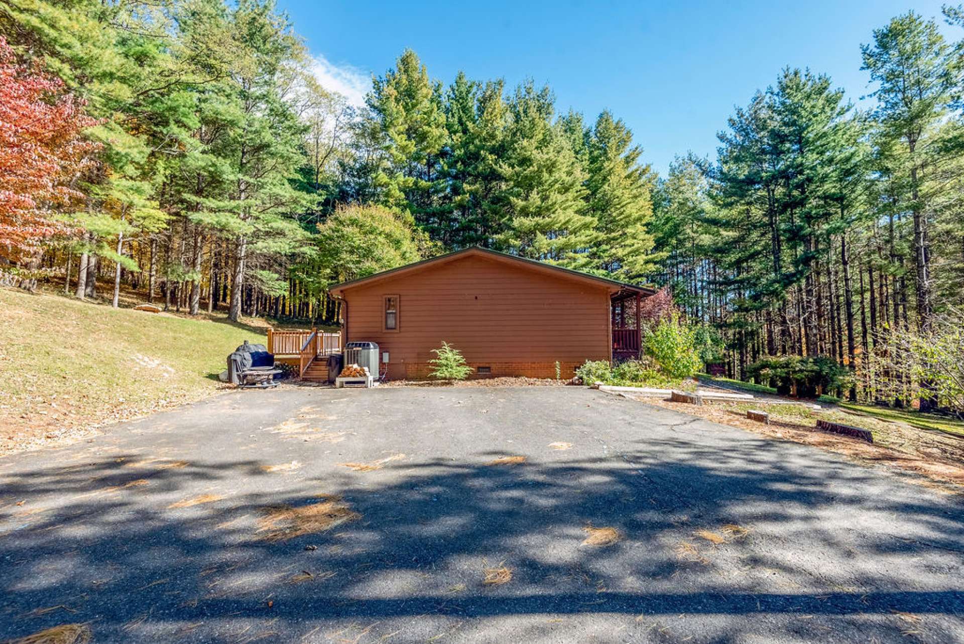 Paved driveway for easy year round access.