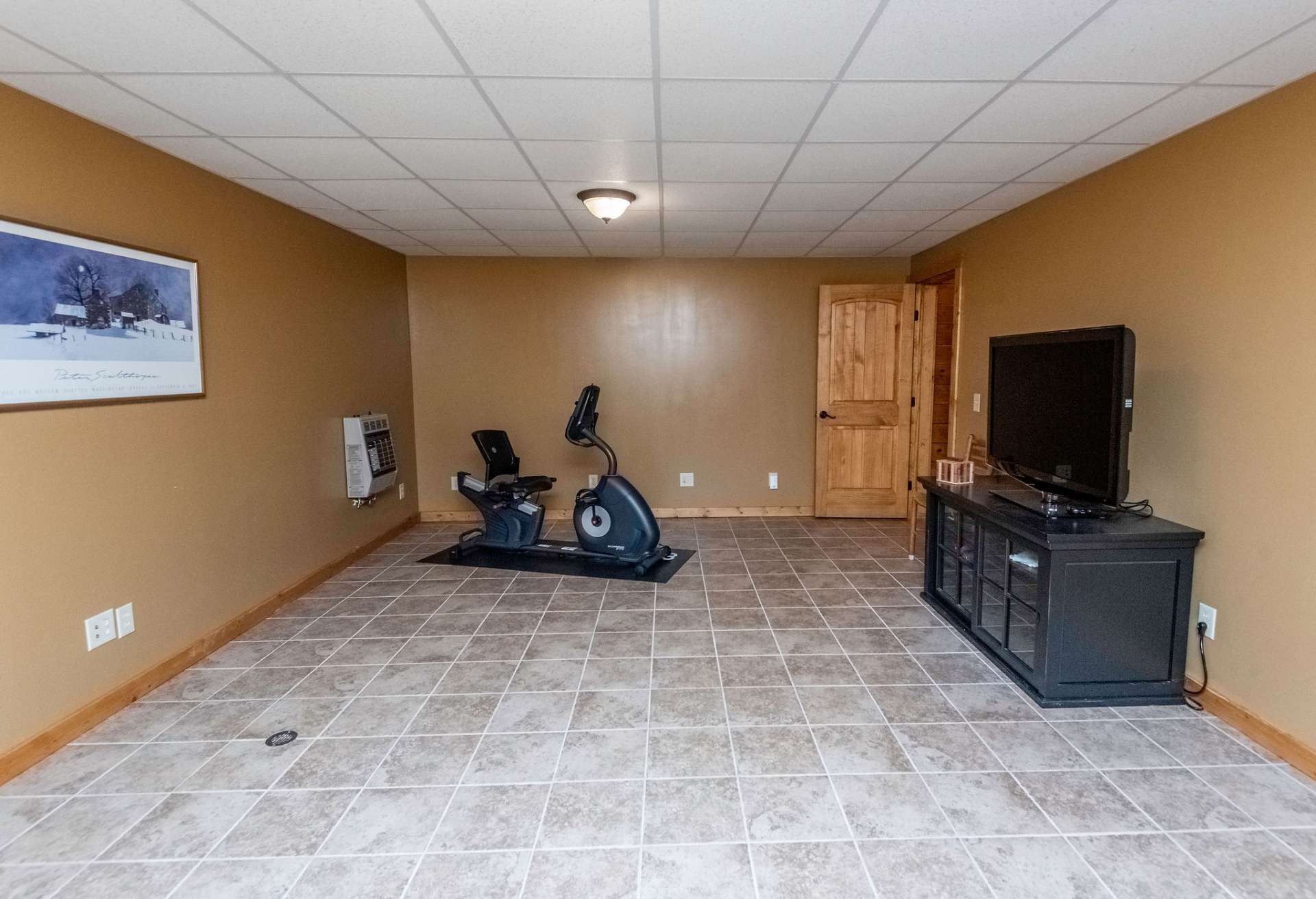 Lower level offers space for an exercise room, family room, office, or whatever your heart desires.