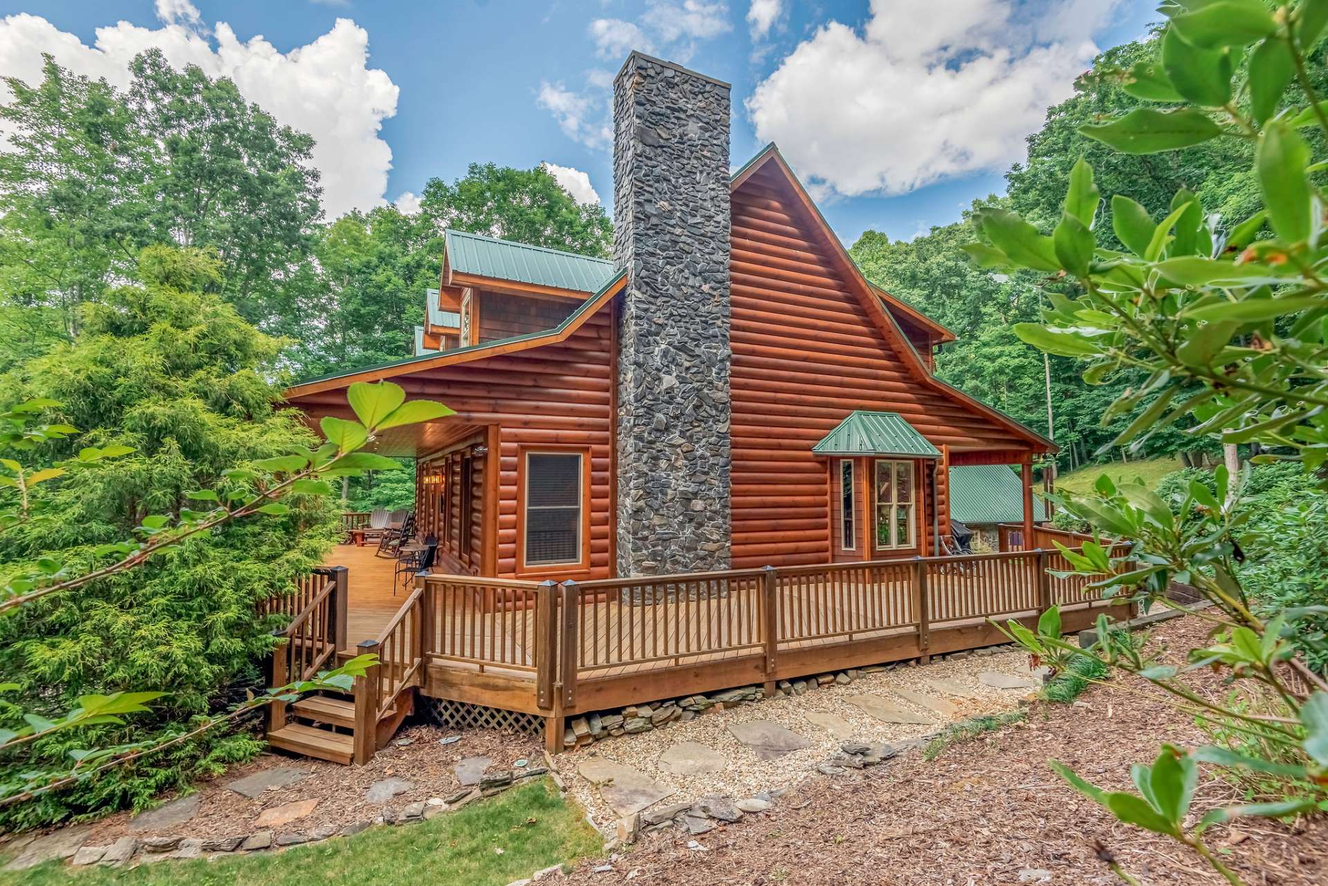 Pristine detail surrounds this serene mountain retreat.