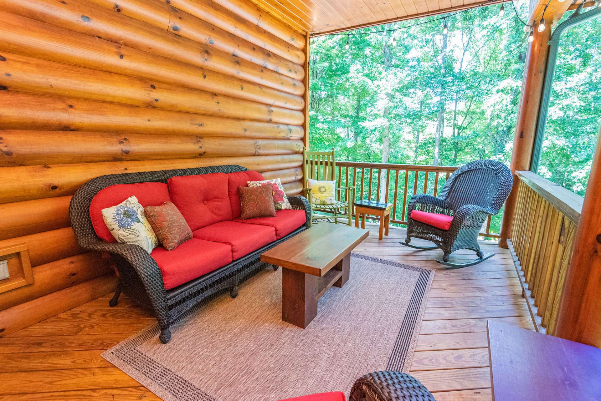 Outdoor living room.