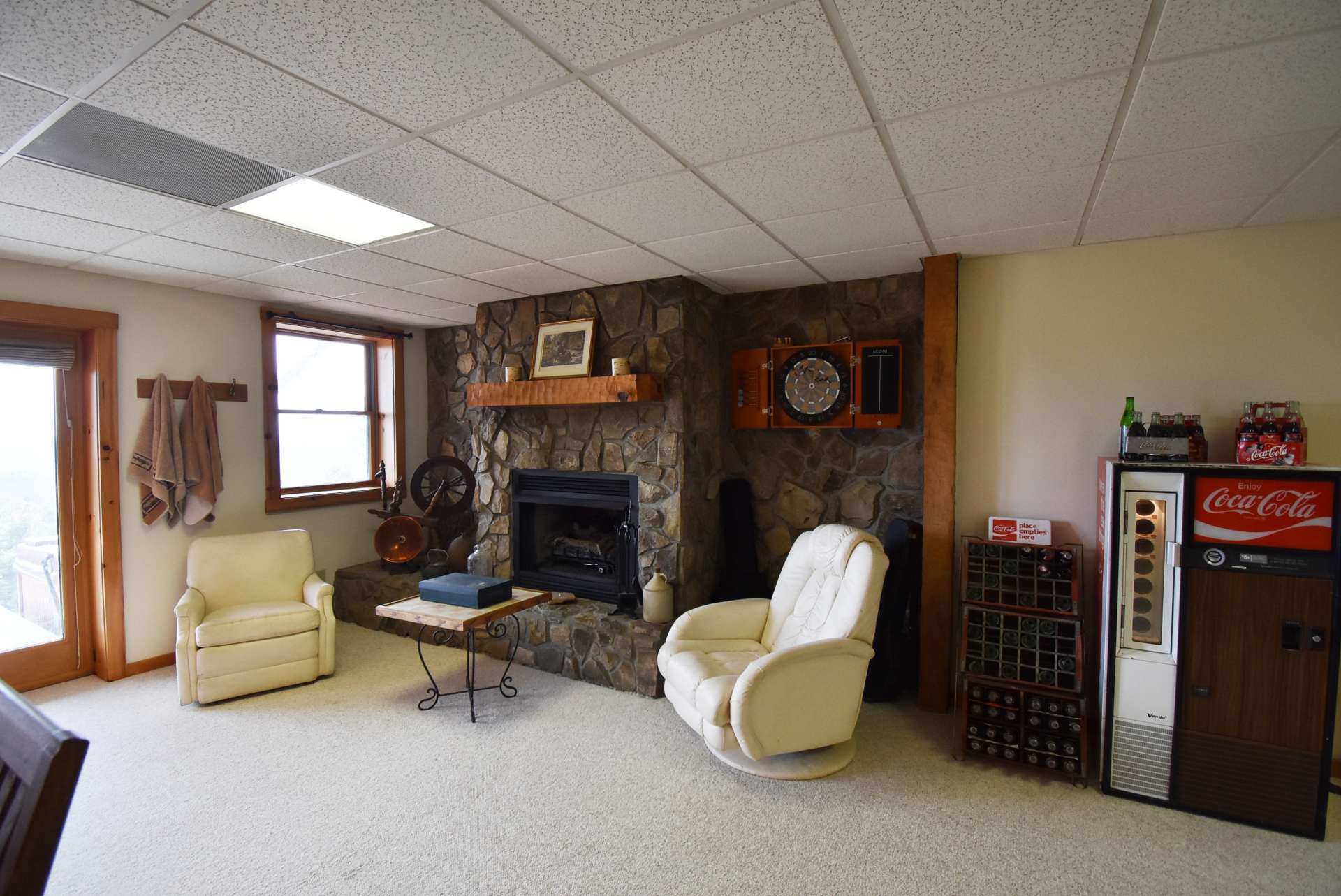 This is a wonderful space to spend time with friends and family.