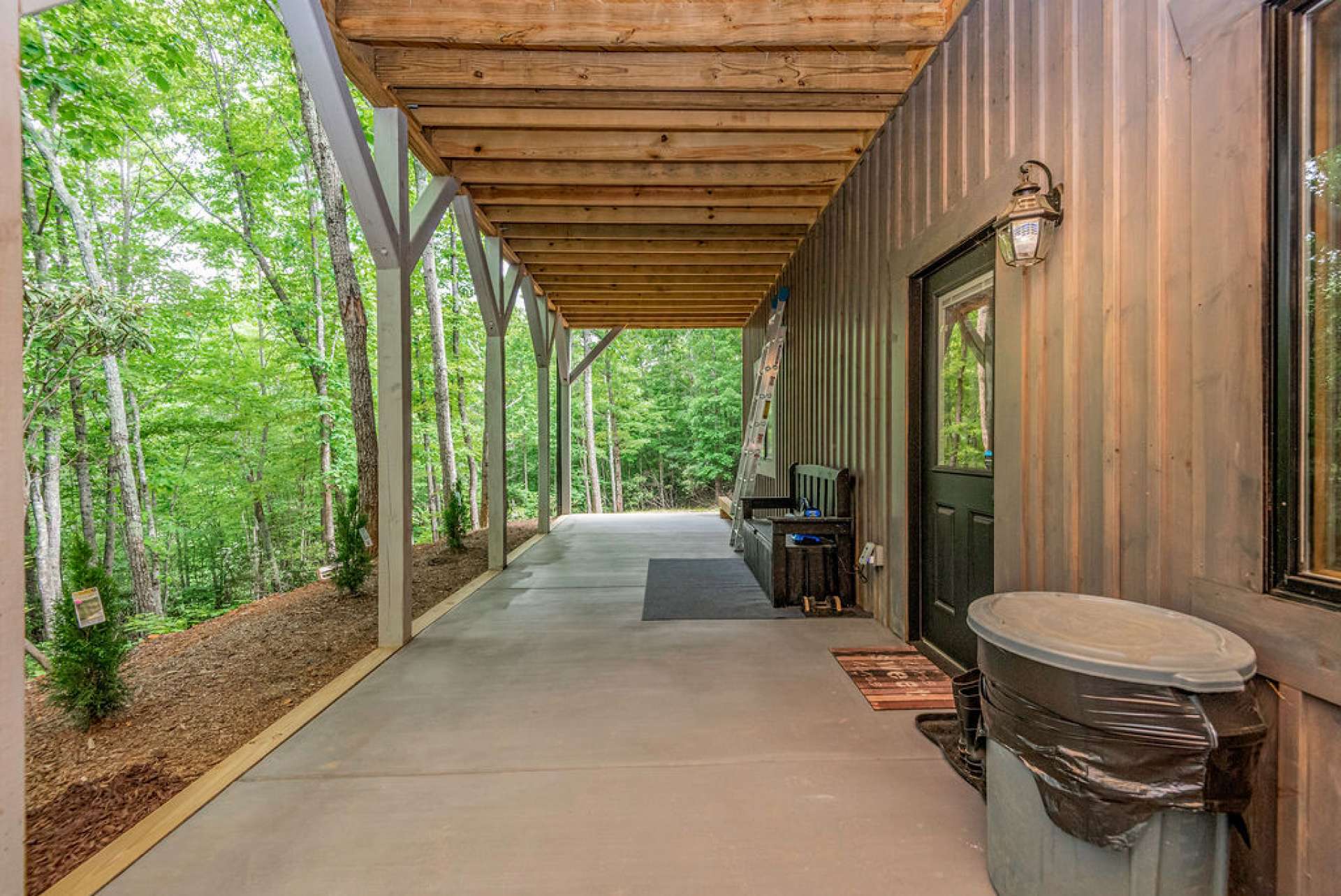 Lower level patio.