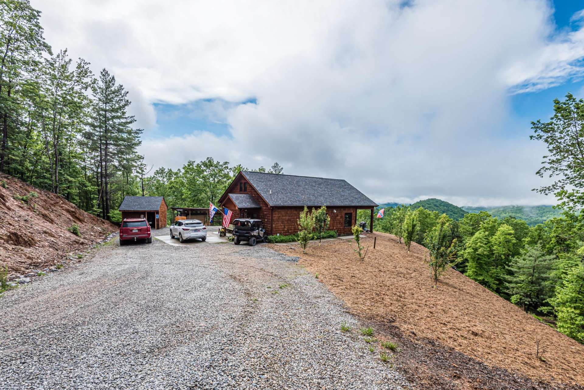 Offered at only $299,000, this custom cedar cabin nestled among a private 2 acre setting is an ideal choice for your NC Mountain retreat cabin.  *An additional 8 acres available for a total of 10 acres and cabin for $319,000.  Call today for additional details or private viewing for listing C145.