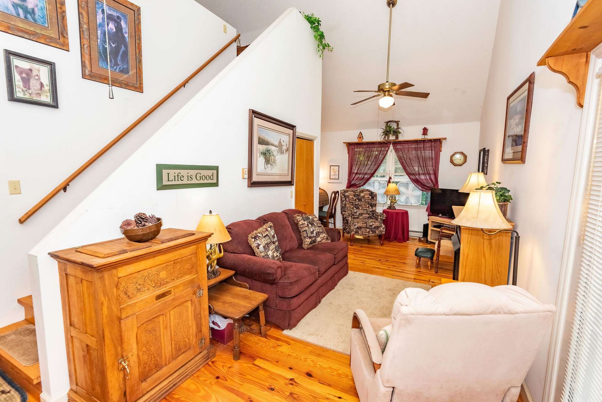 Another view of the main floor living area