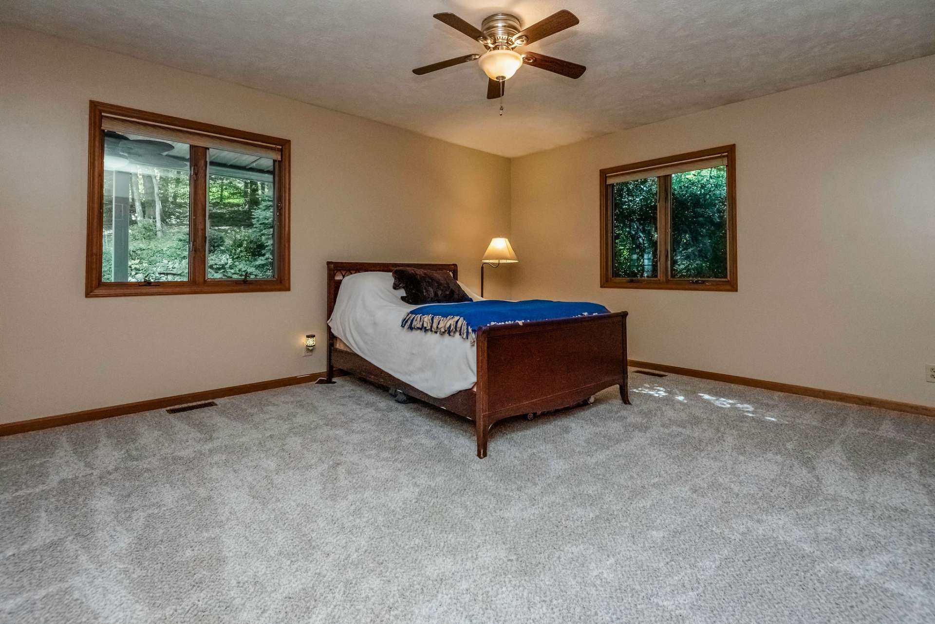 Main level spacious bedroom.