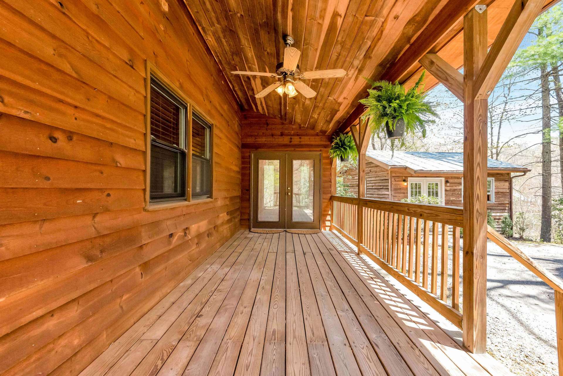 Perfect front porch for rocking chairs.