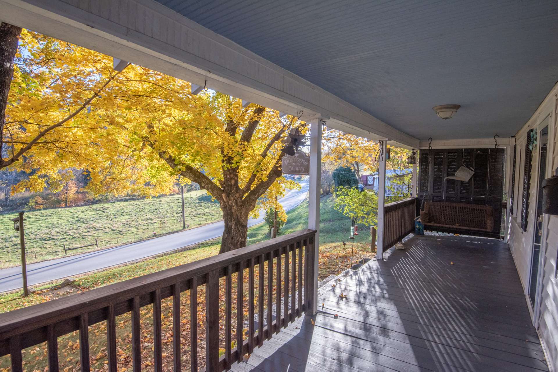 Covered front porch