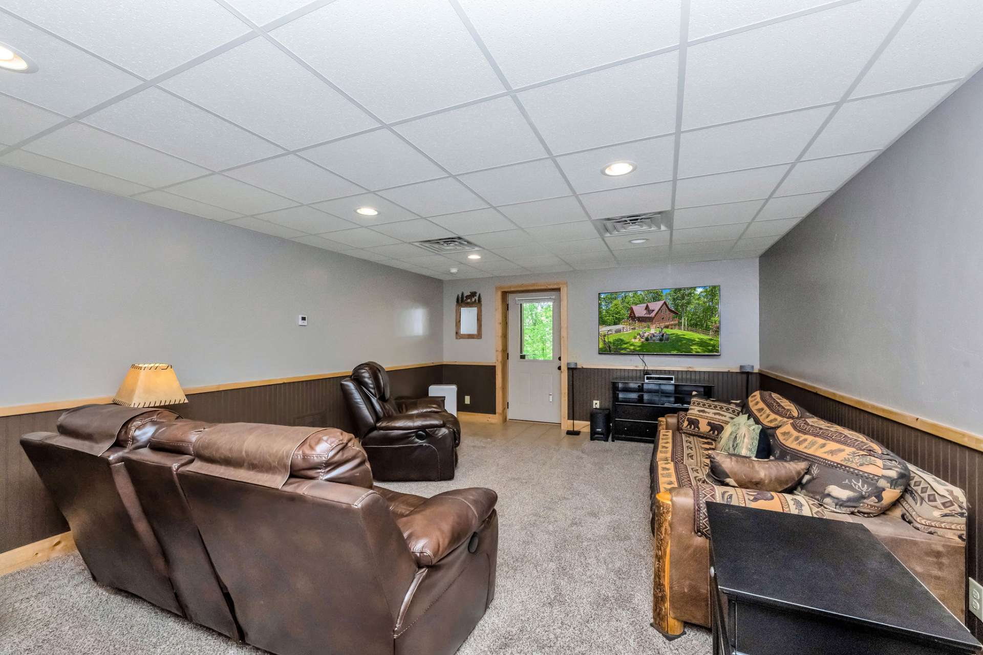 A generous family room expands your living space.