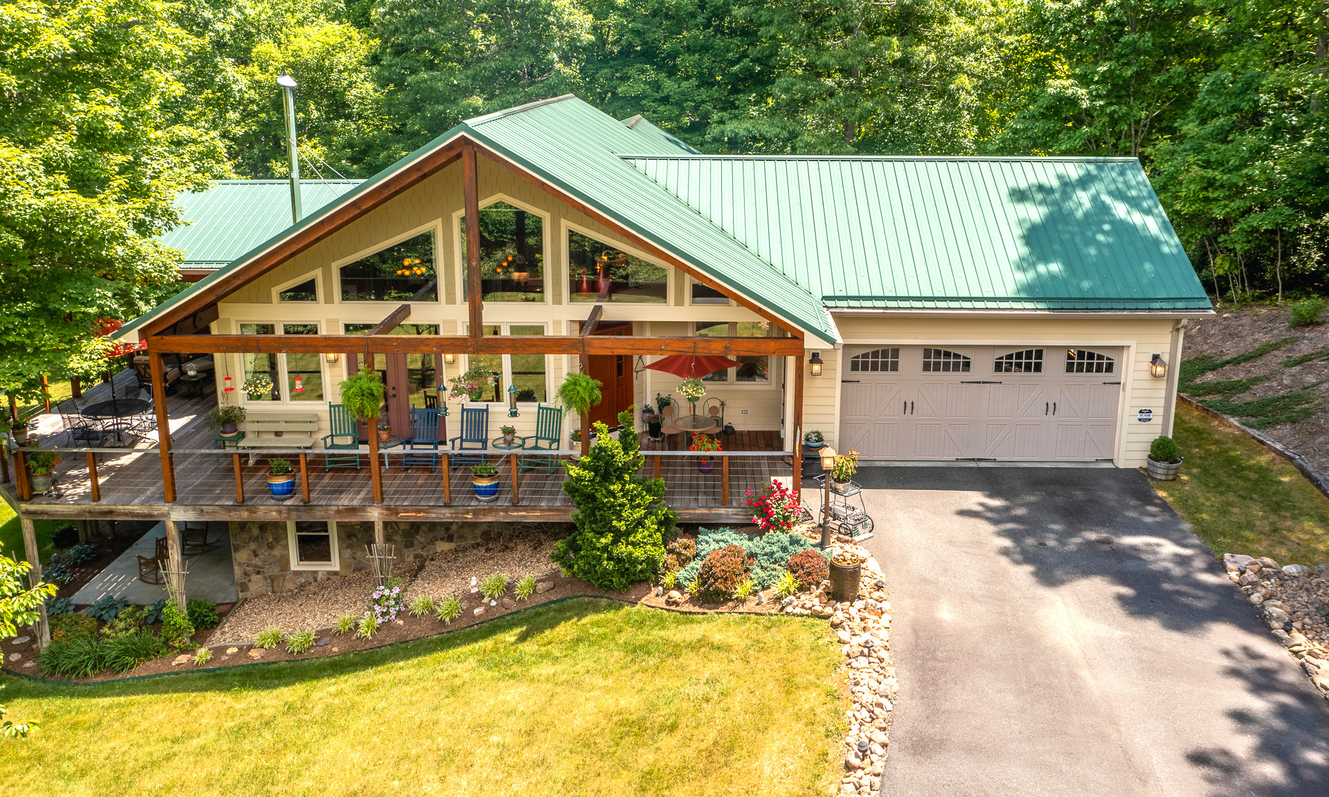 Stunning Setting for this beautiful Craftsman style home located just minutes to West Jefferson.