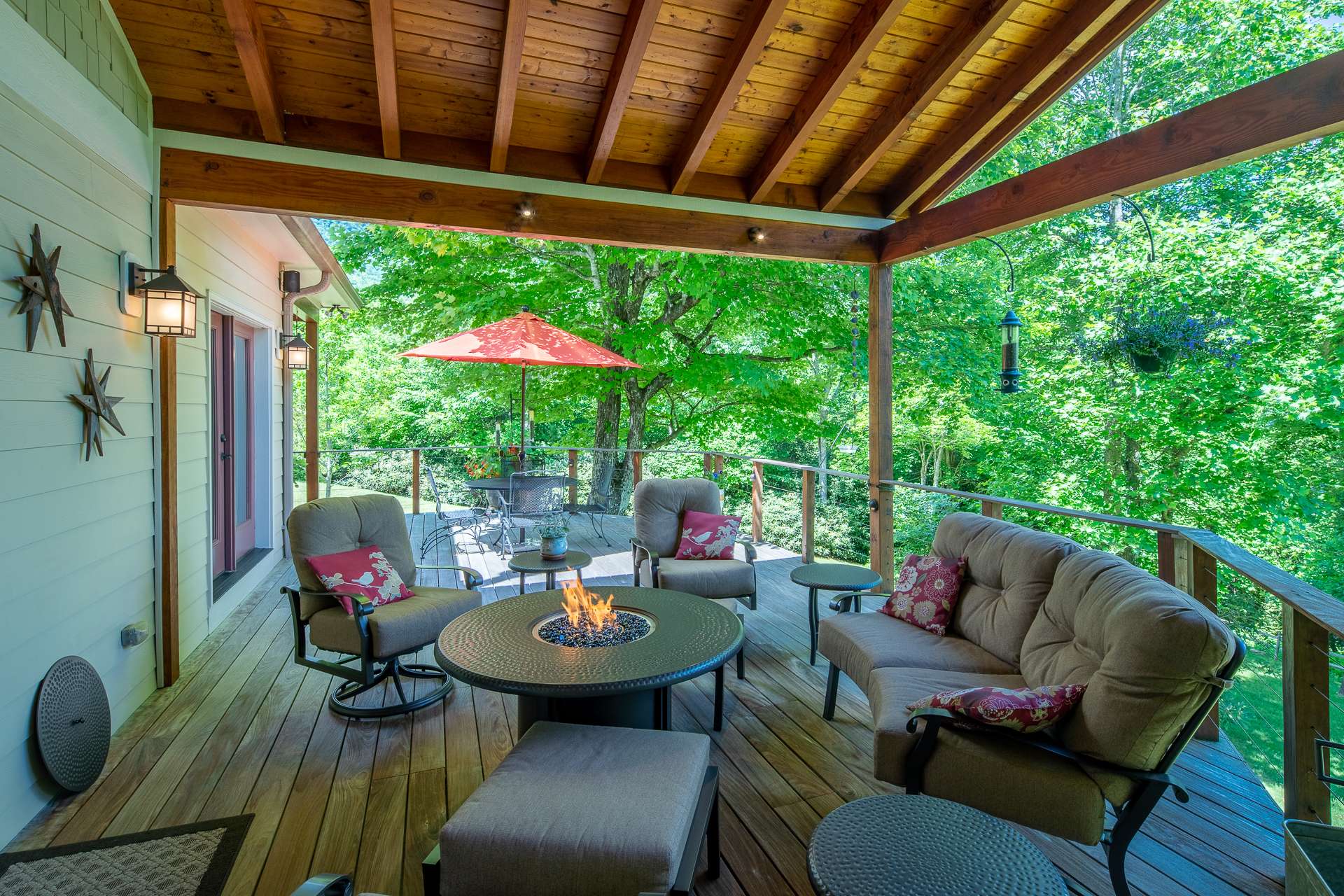 As you can see from the expanded side deck and screened porch, this home was designed for indoor & outdoor living.