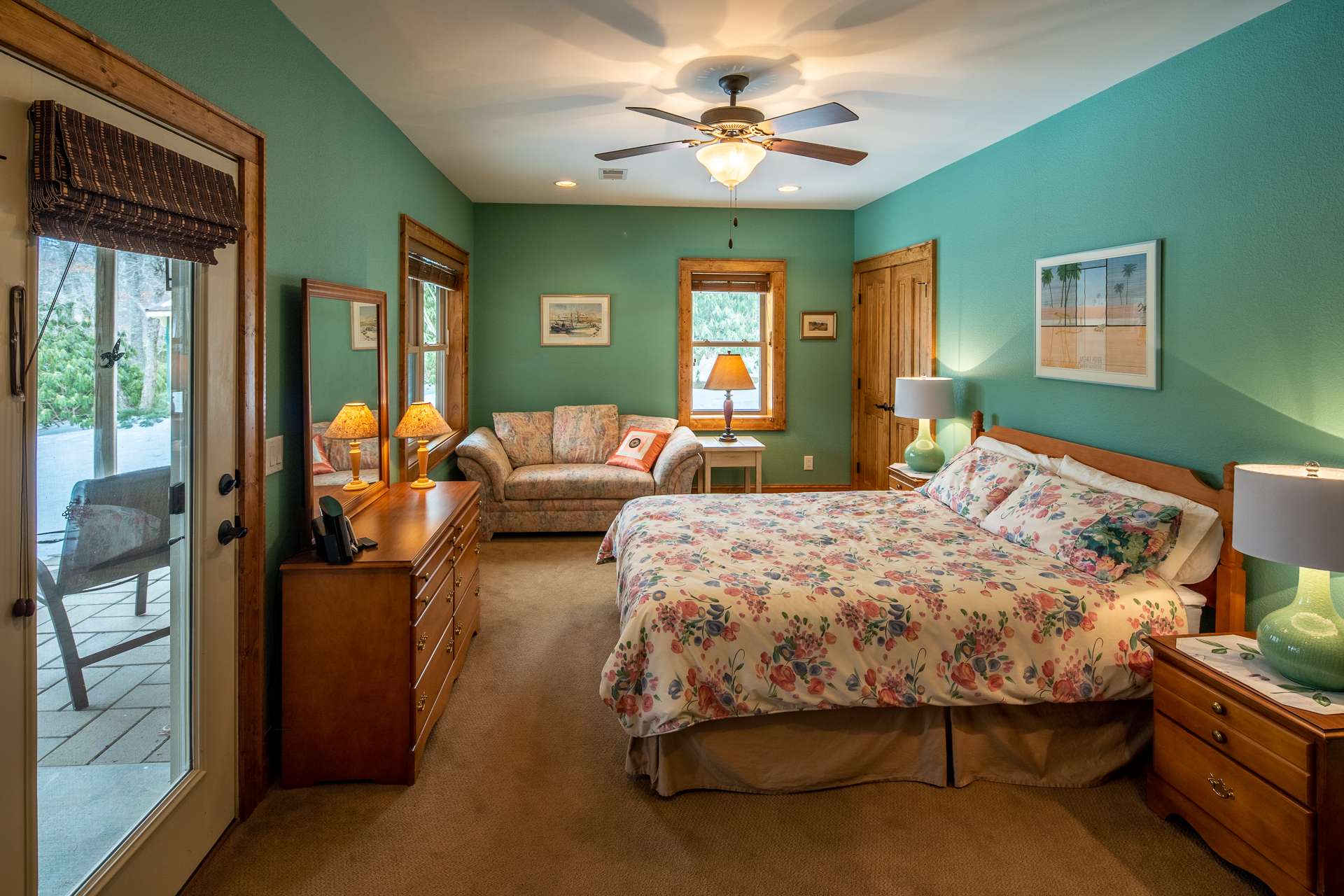 The lower level provides two additional bedrooms for family or guests.