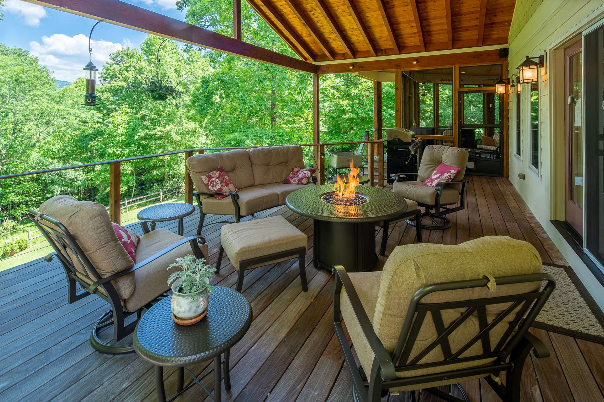 You’ll love the way the spacious great room expands onto this covered deck perfect for entertaining or spending relaxing evenings enjoying the quiet and peaceful surroundings.