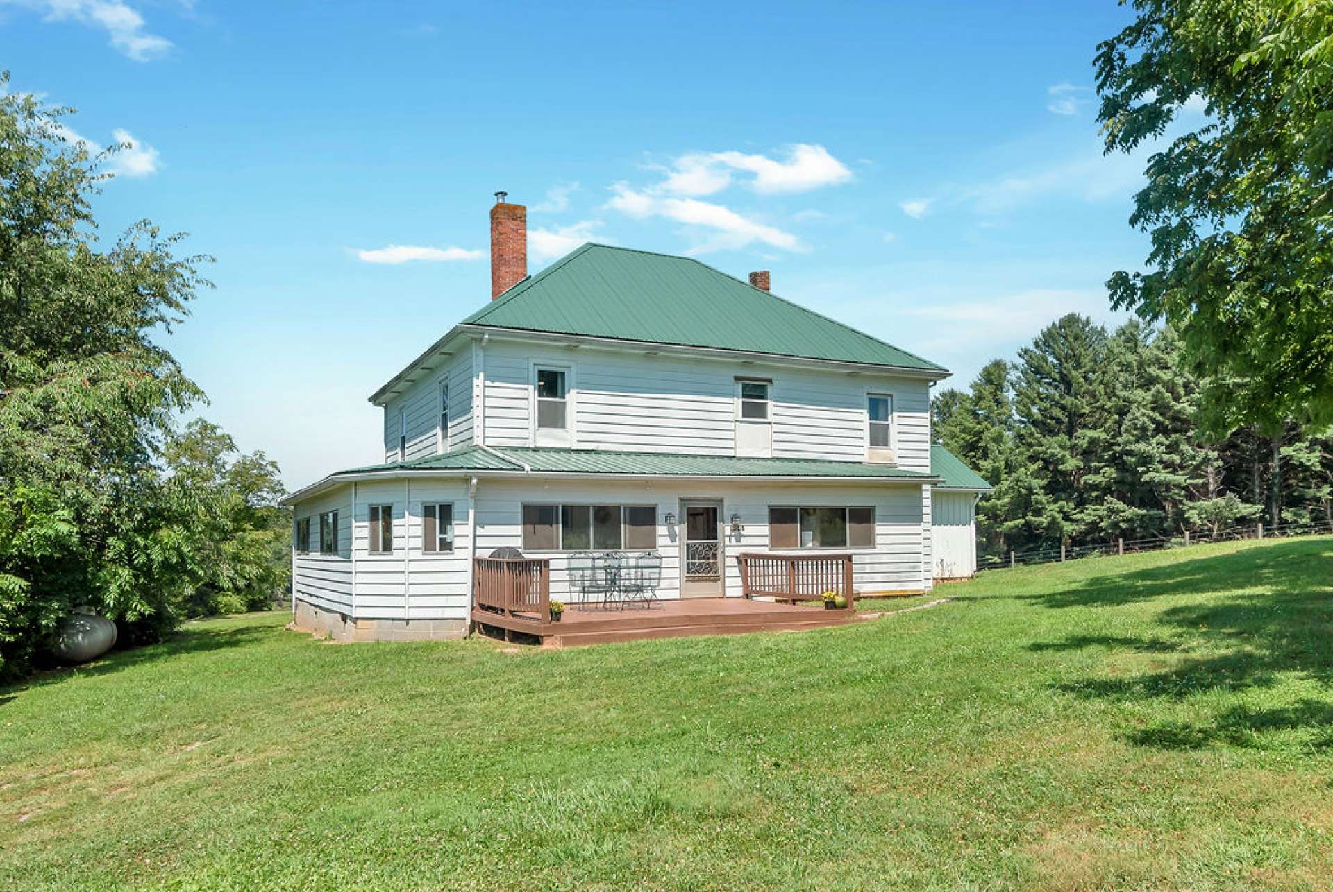 This classic white farm house is a rare find and waiting for someone to bring her back to full glory!