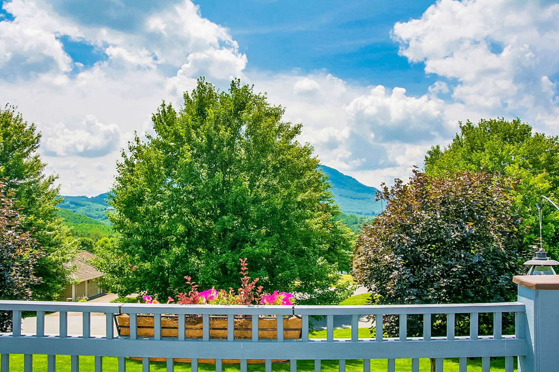 Seasonal views of Mount Jefferson greet you from the back deck.