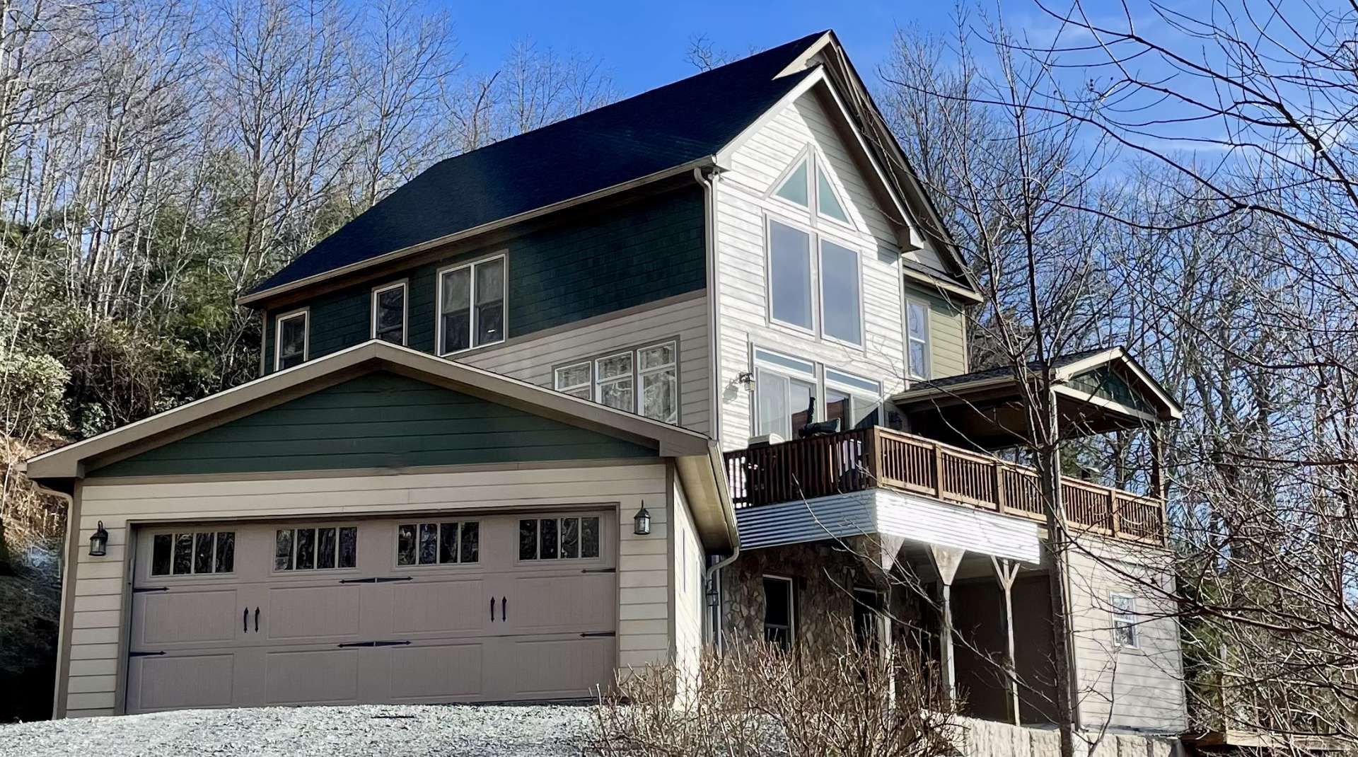 Craftsman inspired mountain home.