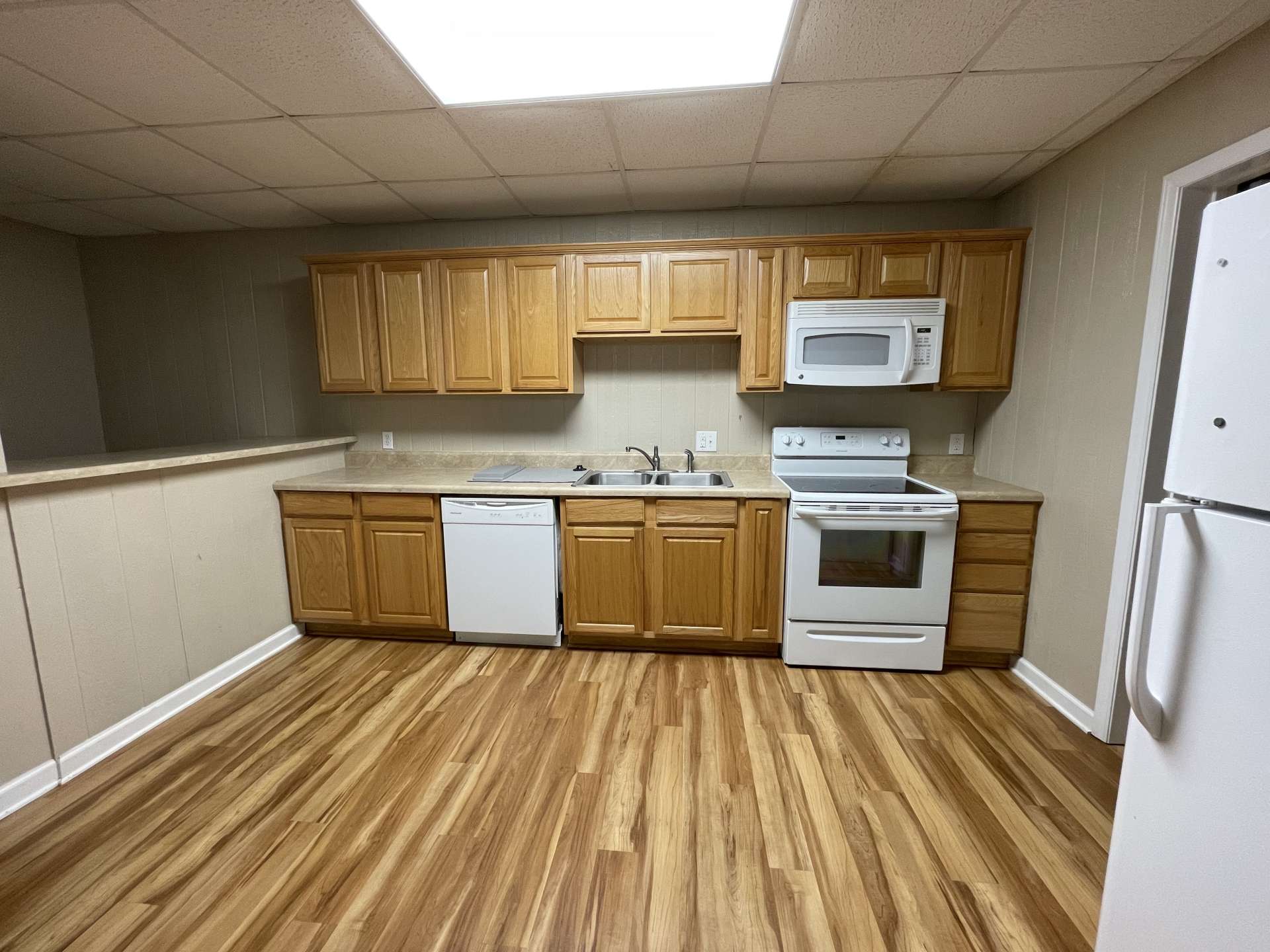 The lower level will work nicely for apartment rental income or for guests.