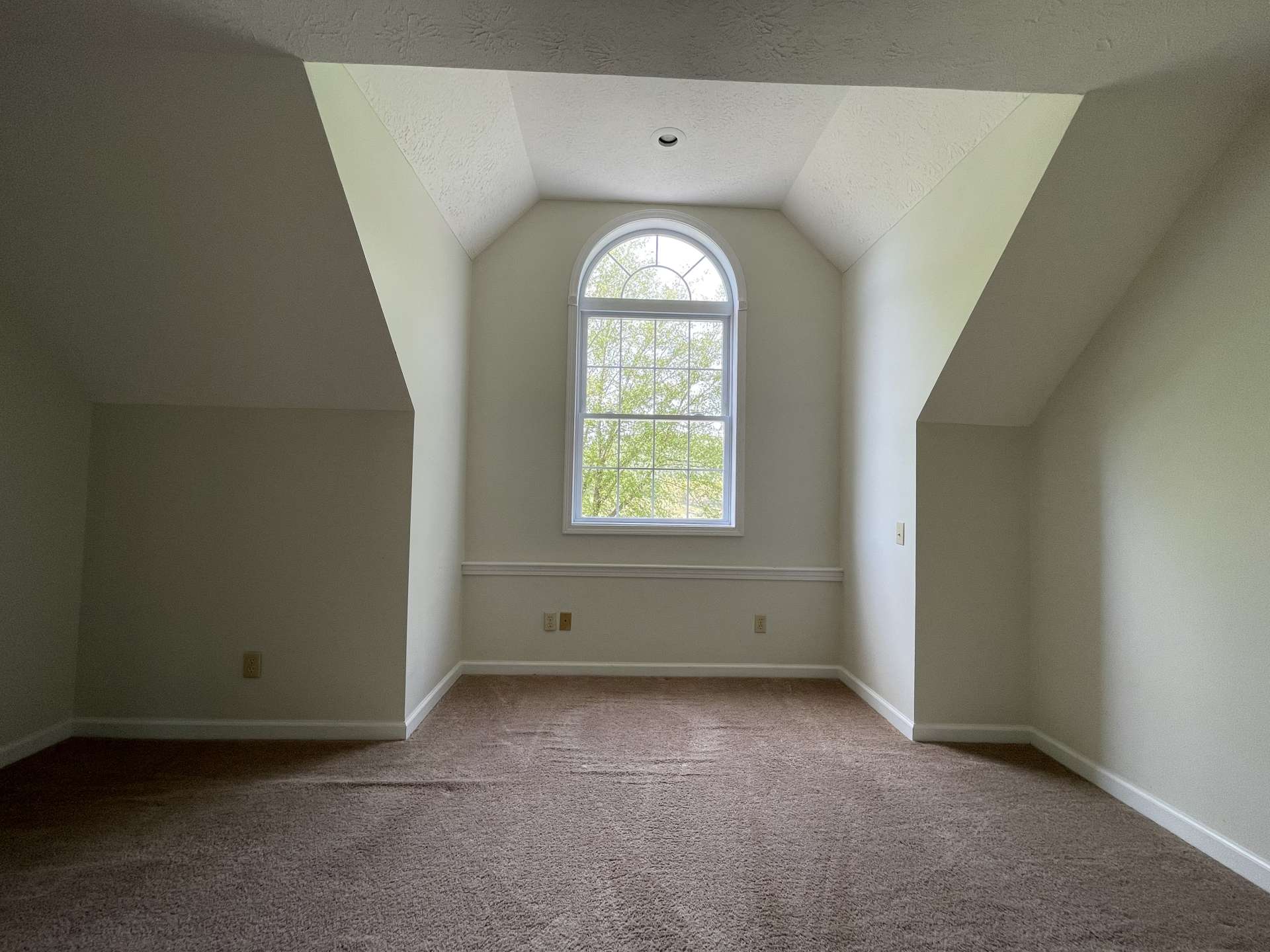 Upper-level office area