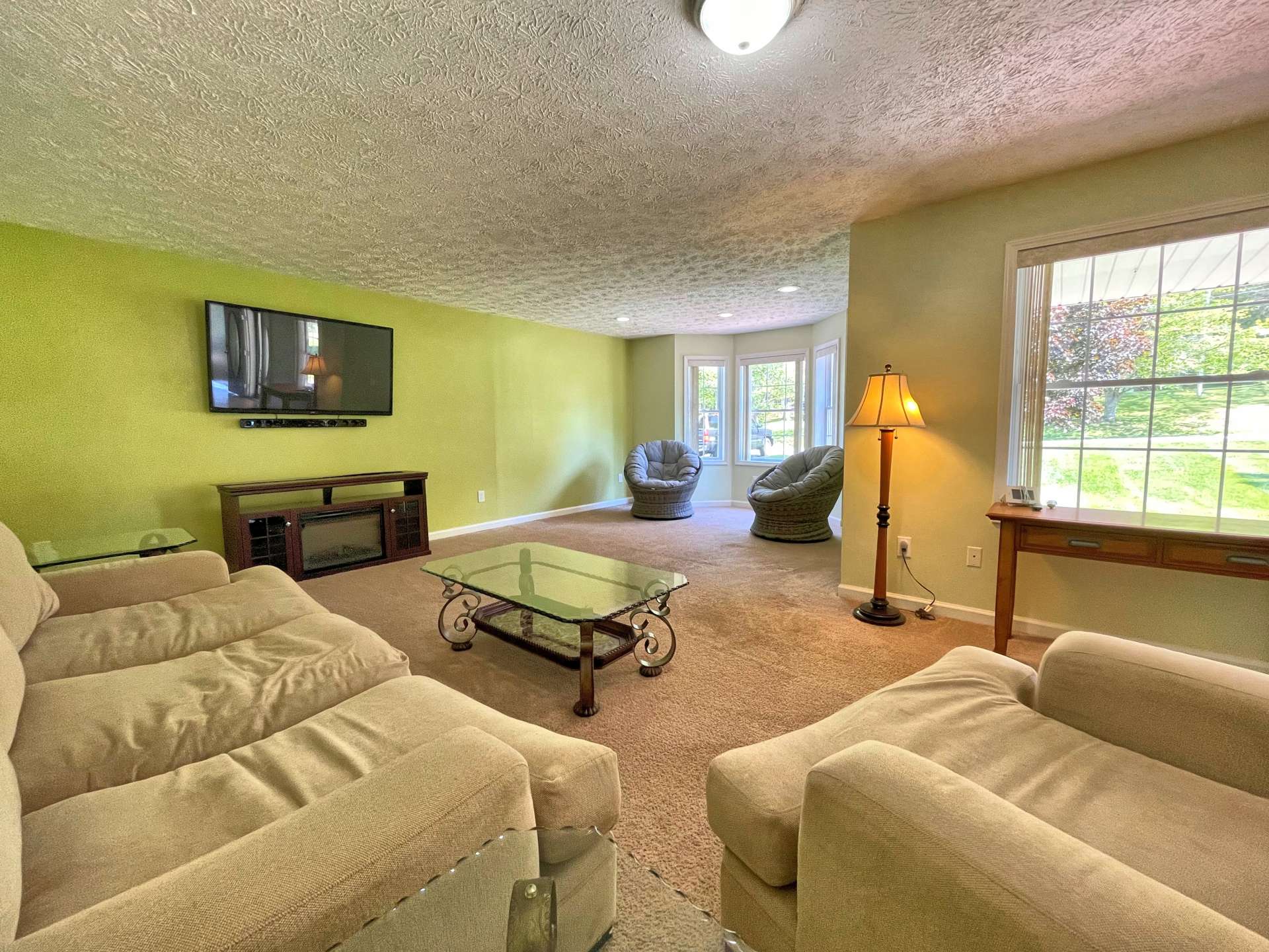 Comfortable living area with plenty of natural light