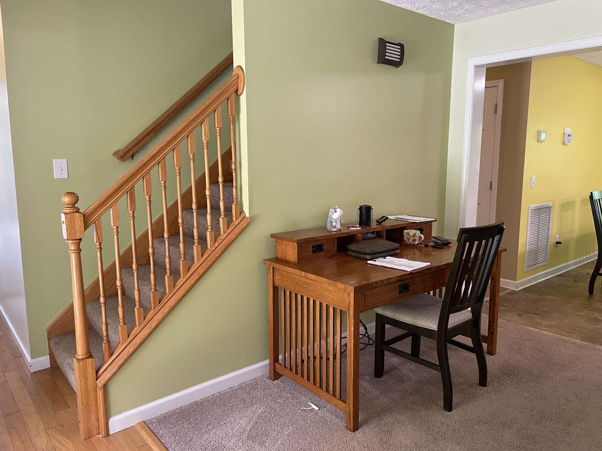 Entry Foyer and stairs up.