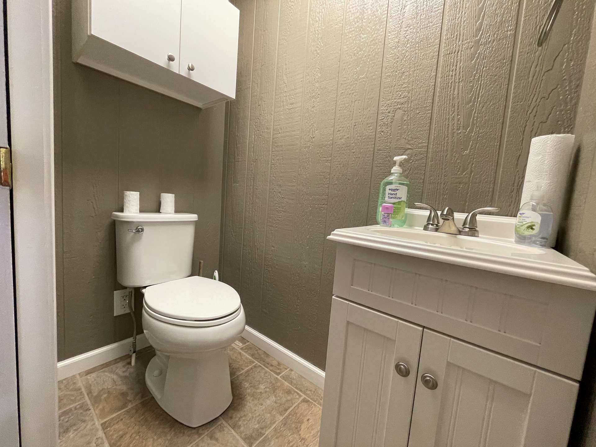 Main level half bath